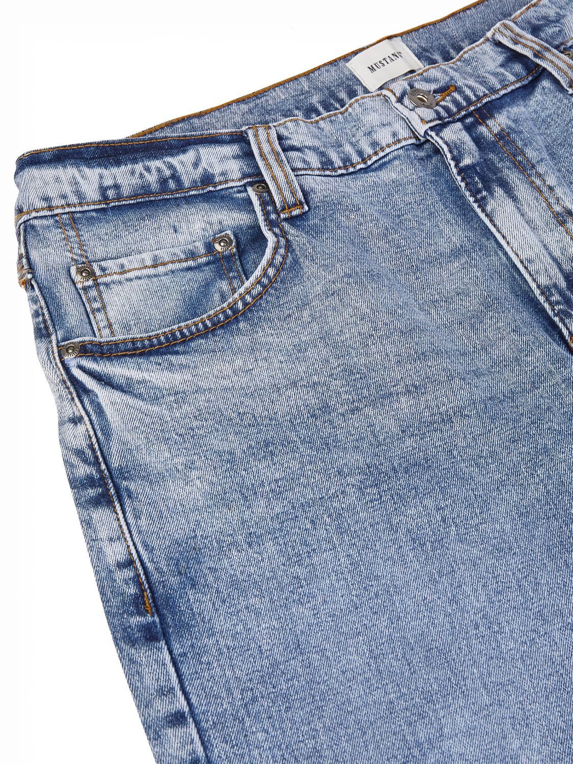 MUSTANG Straight-Jeans Herren Jeanshose Big Sur Regular Fit Denim Hose mit Stretch – Bild 3 von 5