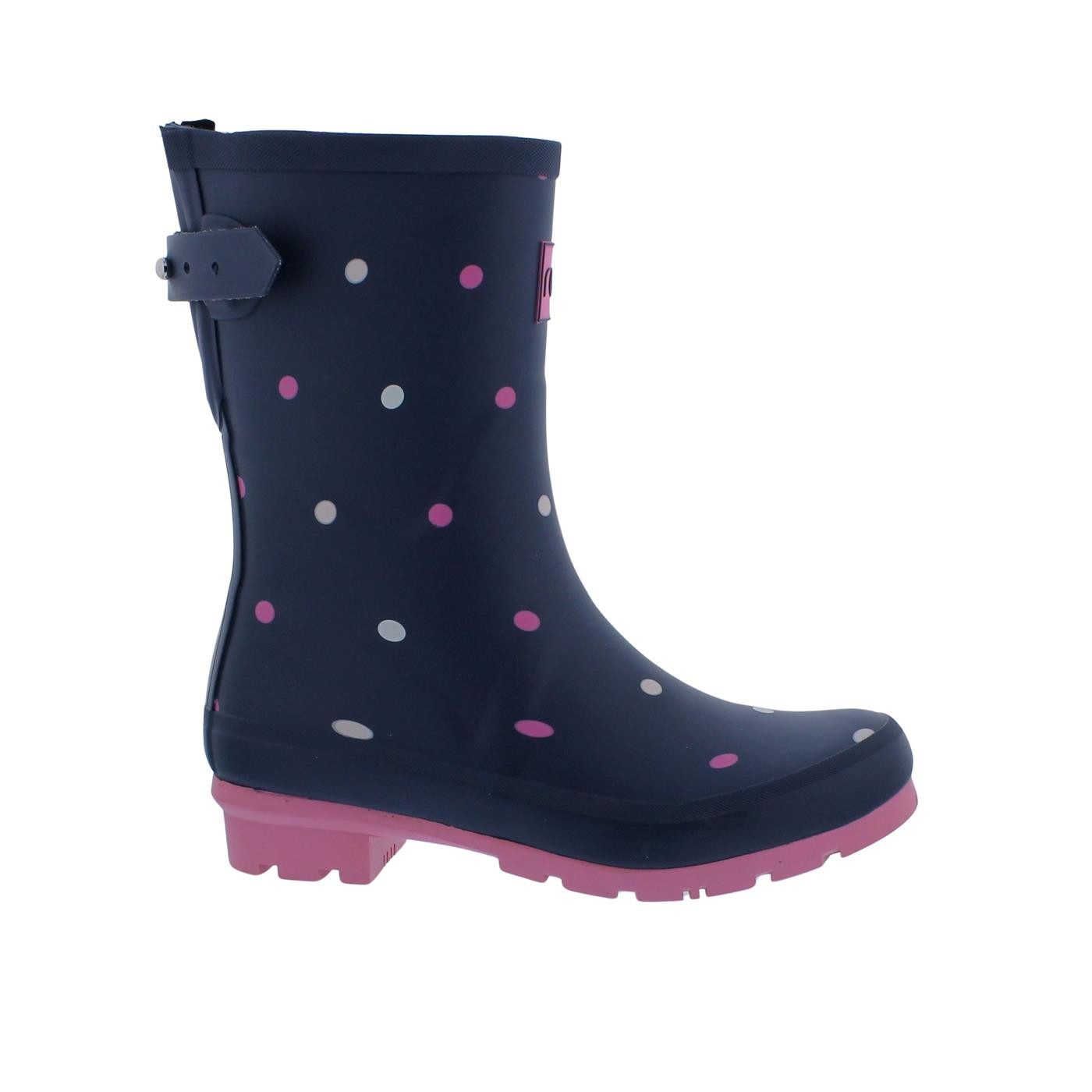Rajn Rajn Gummistiefel, Mid-Boot, Dots Navy günstig online kaufen