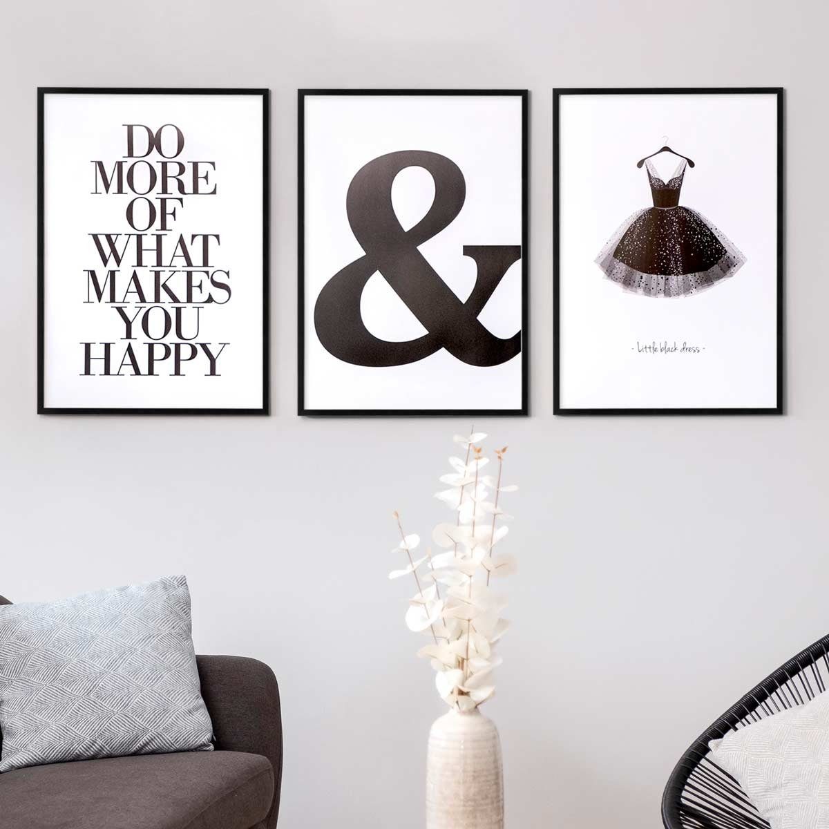 PHOTOLINI Bilderrahmen 3er Set, stabiles MDF-Holz, günstig online kaufen