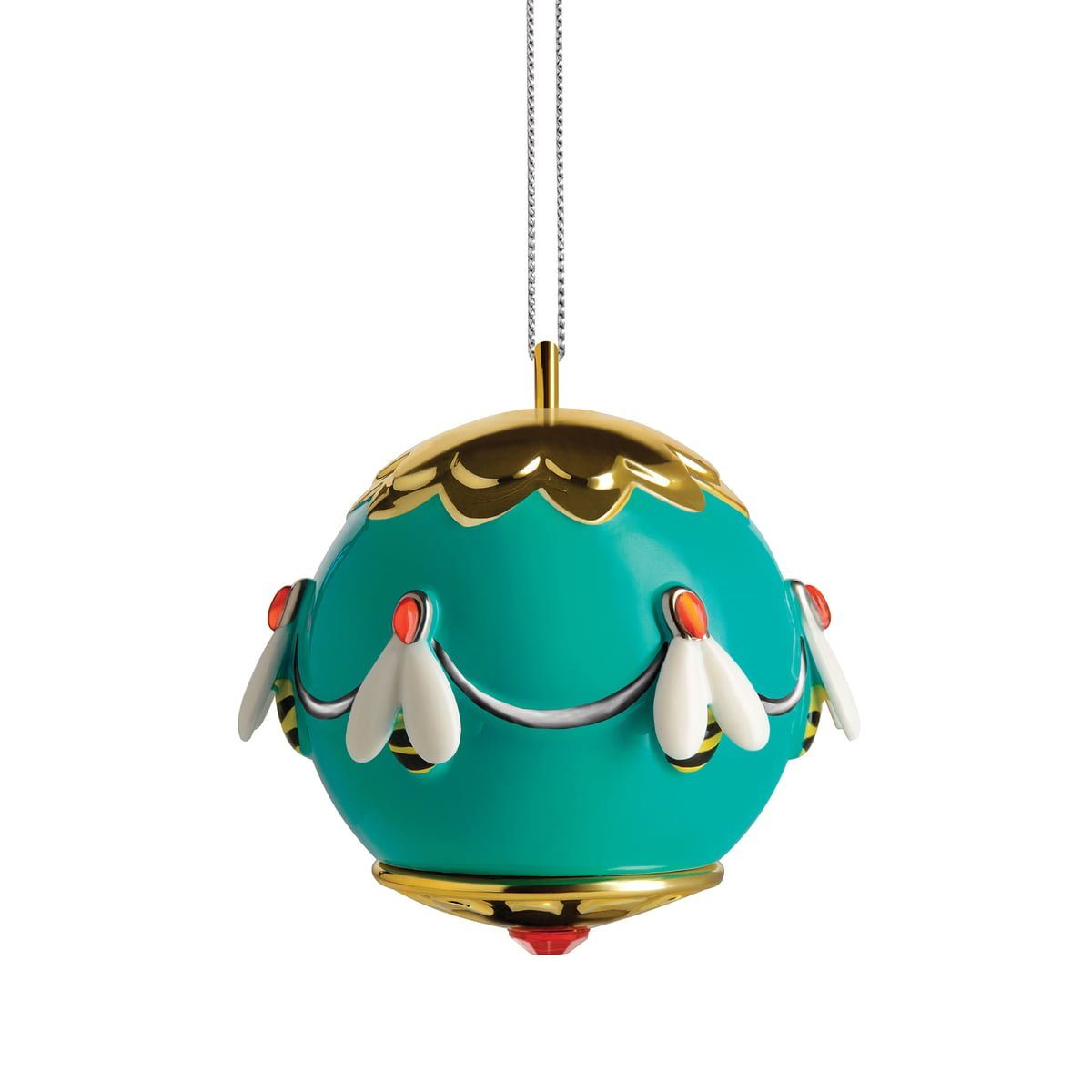 Alessi Weihnachtsfigur Dekokugel Ape dell'oro, Außergewöhnlicher