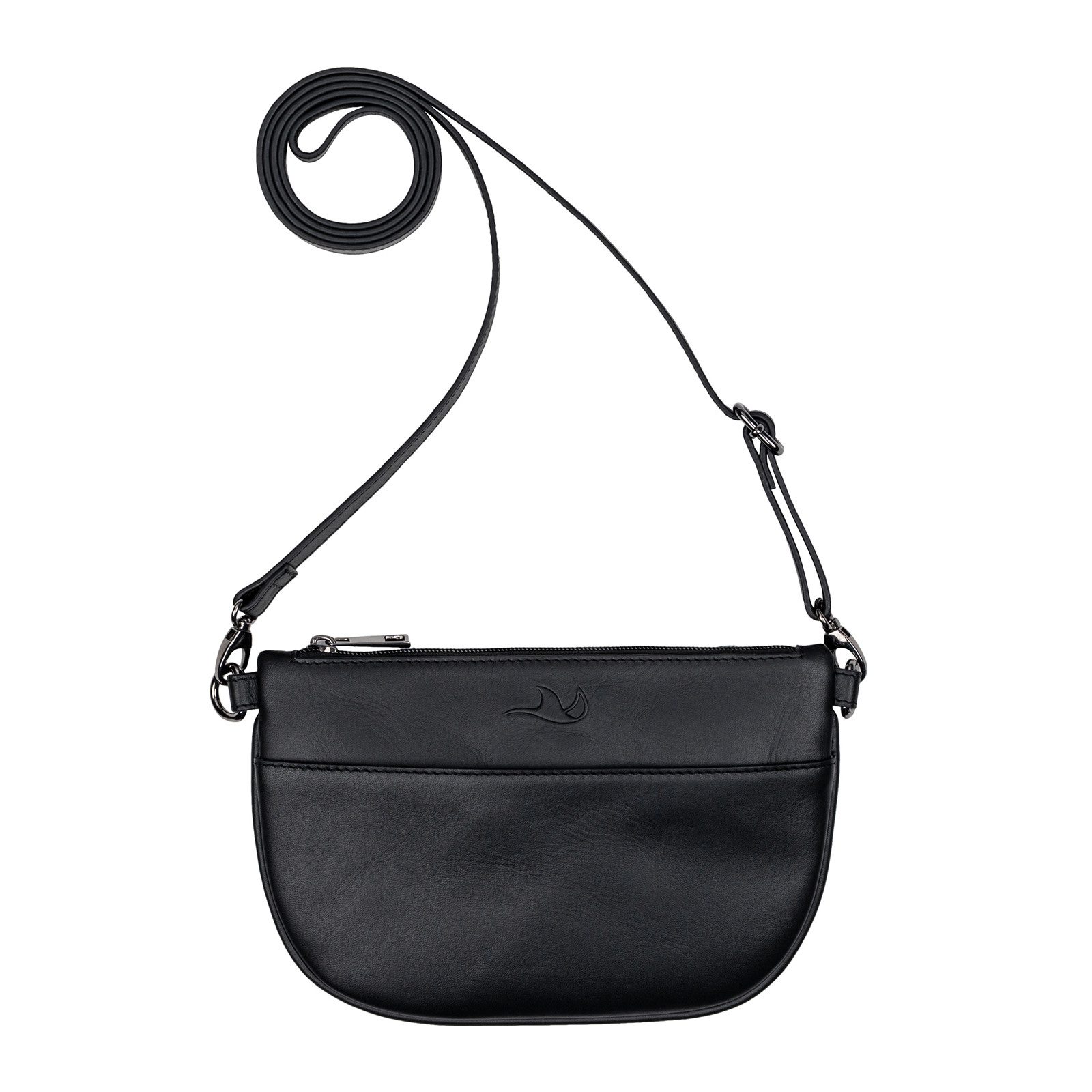 MANTA Clutch Damen-Handtasche aus Echtleder, lässige Crossbody-Bag, Abendtasche, Echtes Leder