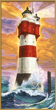 Schipper Malen nach Zahlen Meisterklasse Hochformat - Leuchtturm Roter Sand, Made in Germany