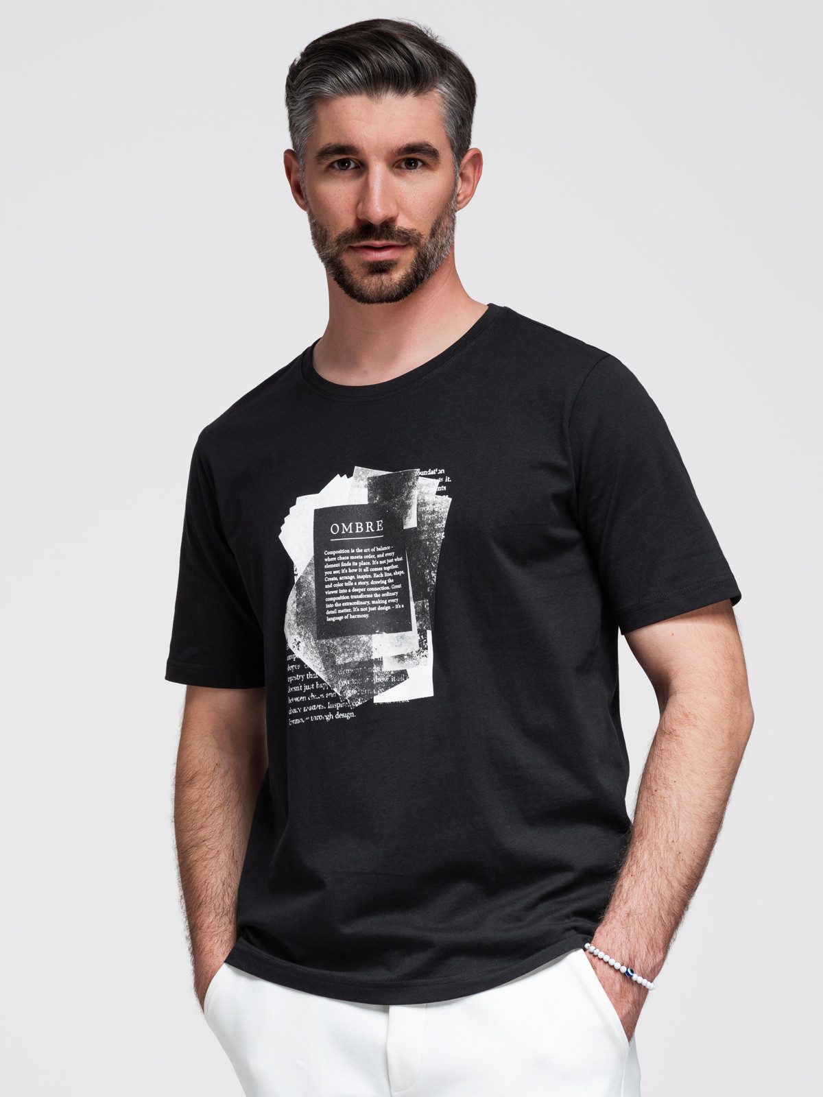Print-Shirt Herren-T-Shirt aus der Ombre-Linie