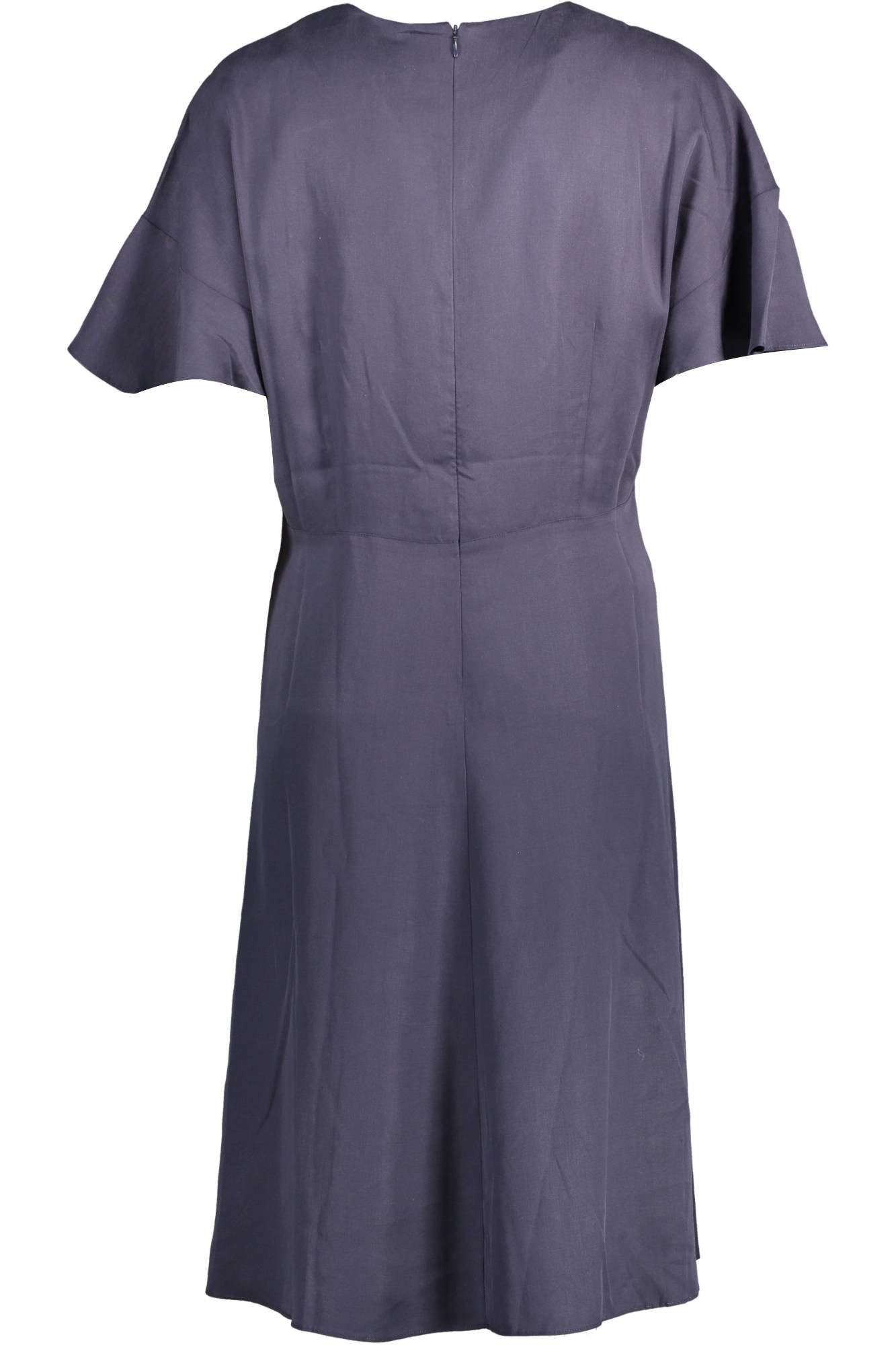 Gant Partykleid Sommerliches Kurzes Damenkleid in Blau mit Rundhalsausschnitt