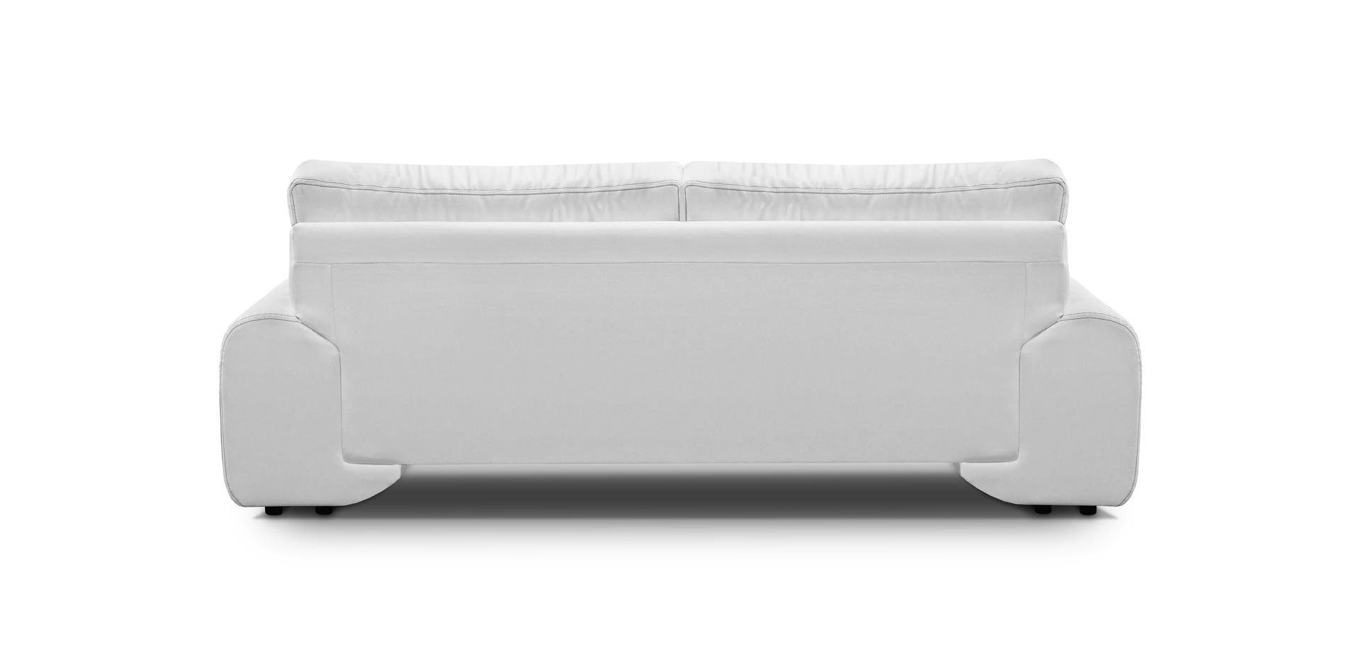 Dreisitzer Beautysofa Weiß OMEGA Sofa Couch (dolaro Sofa Neu 511)