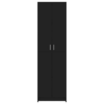 möbelando Hochschrank 3002978 (LxBxH: 25x55x189 cm) in Schwarz mit 2 Türen