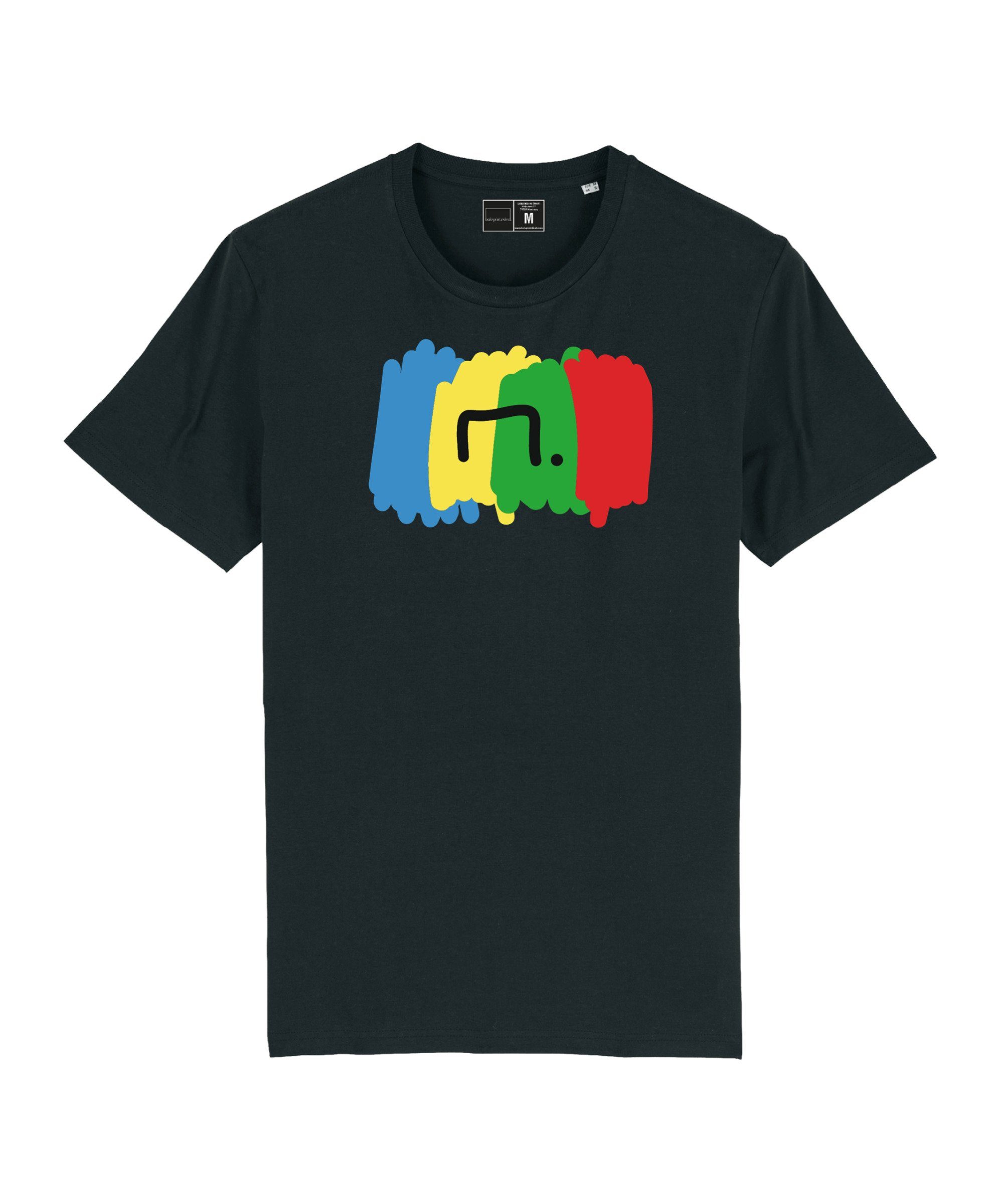 Bolzplatzkind T-Shirt "Free" T-Shirt Nachhaltiges Produkt schwarz