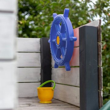 ROG-Gardenline Spielzeug-Steuerrad, Für Schiff / Spielturm aus Kunststoff - Ø 55 CM - Blau