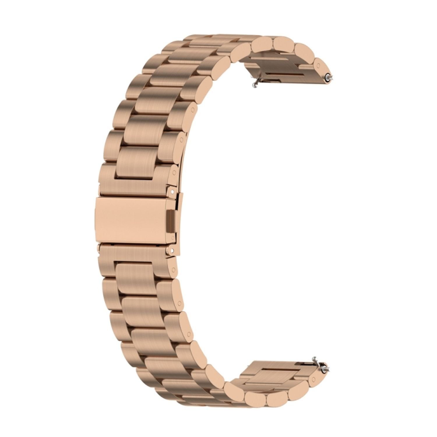 König Design Smartwatch-Armband Huawei Watch GT 3 42mm, Smartwatch-Armband für Huawei Watch GT 3 42mm Sport Ersatz Armband Edelstahl Rose Gold