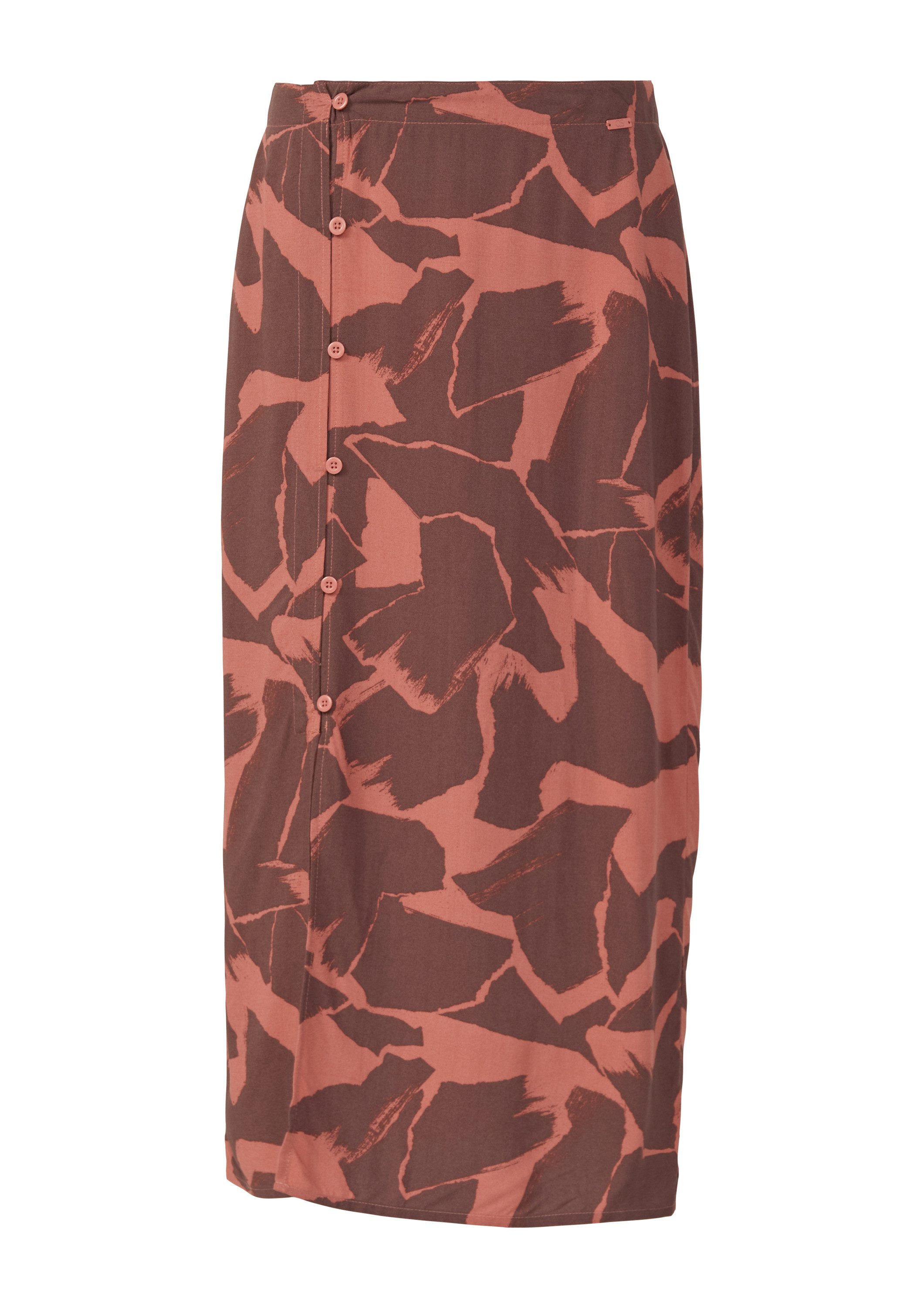 QS Midirock Rock Midi-Rock aus Viskose günstig online kaufen