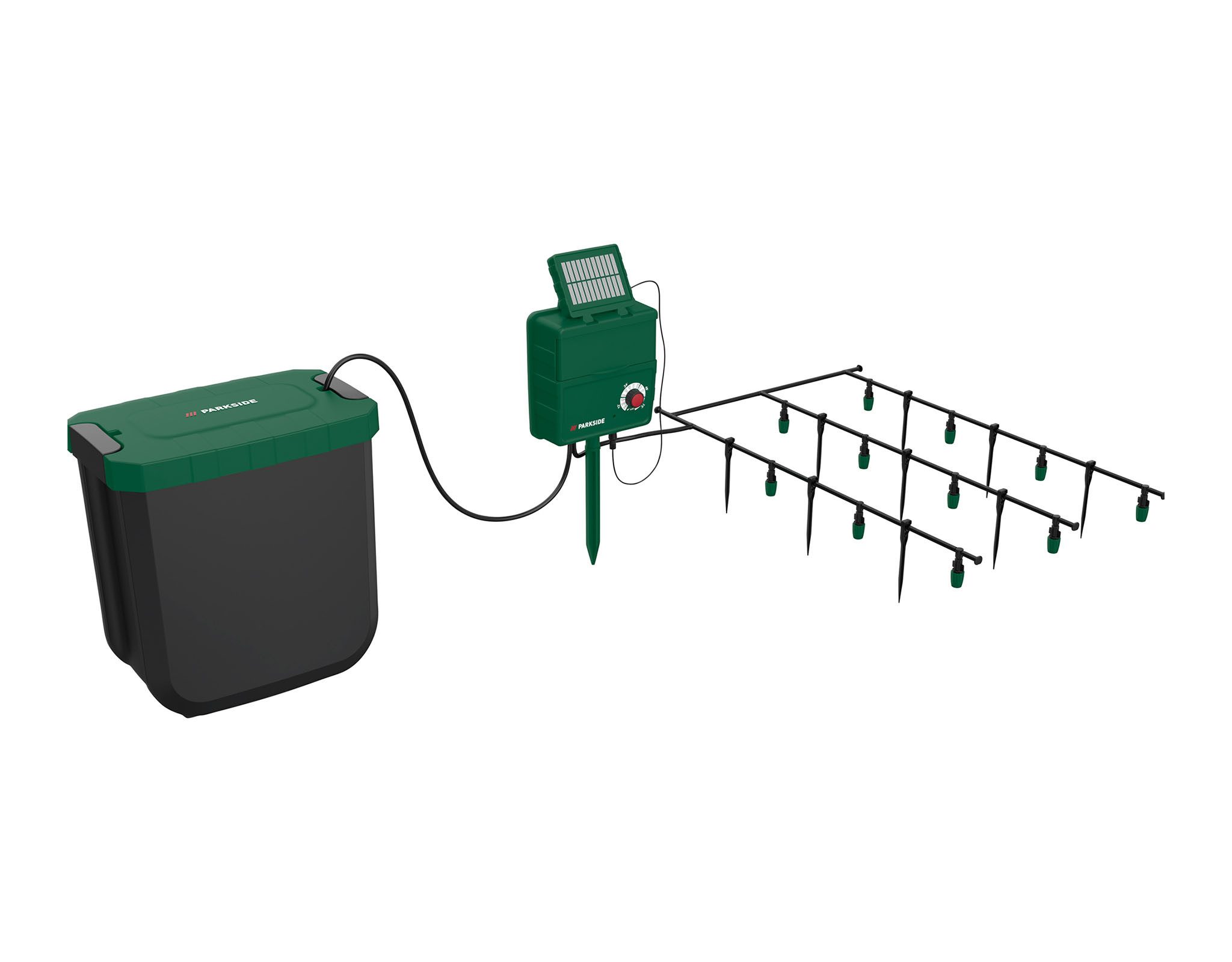 Parkside Bewässerungssystem, 14 Bewässerungsprofile, Wasserbehälter mit Dec günstig online kaufen