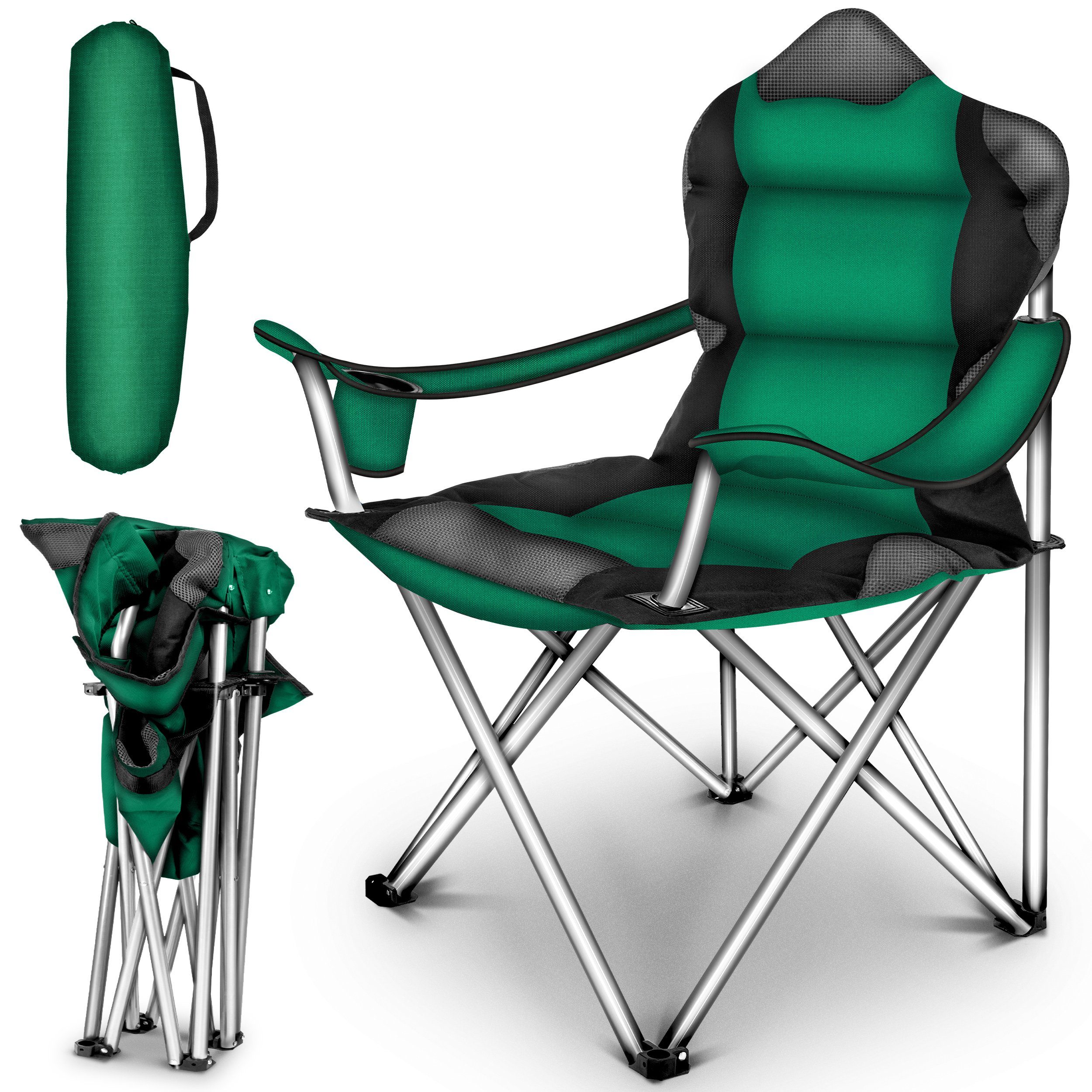 TRESKO Campingstuhl faltbar bis 150 kg günstig online kaufen