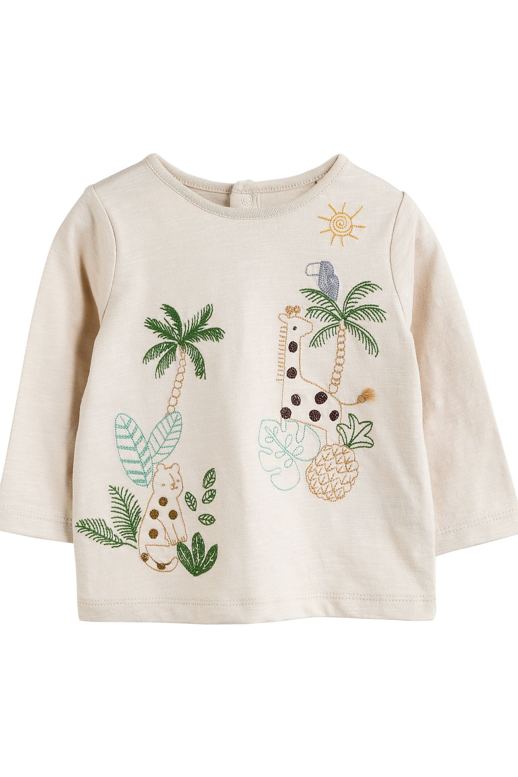 Next Shirt & Leggings Babyset 100 % Baumwolle Dinosaurier (2-tlg)