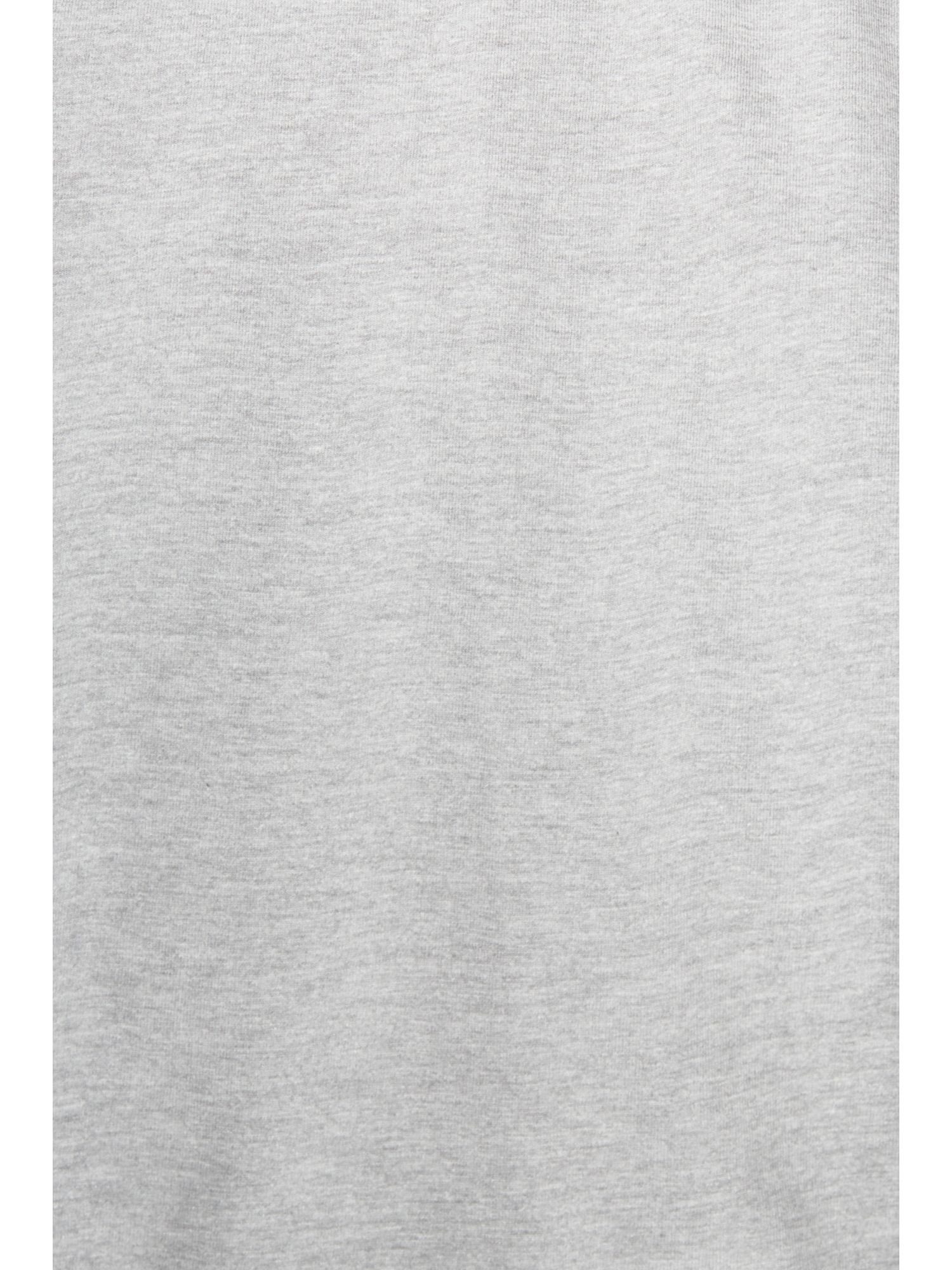 aus T-Shirt edc ECOVERO™ T-Shirt Esprit (1-tlg) Jersey, meliertem LENZING™ by