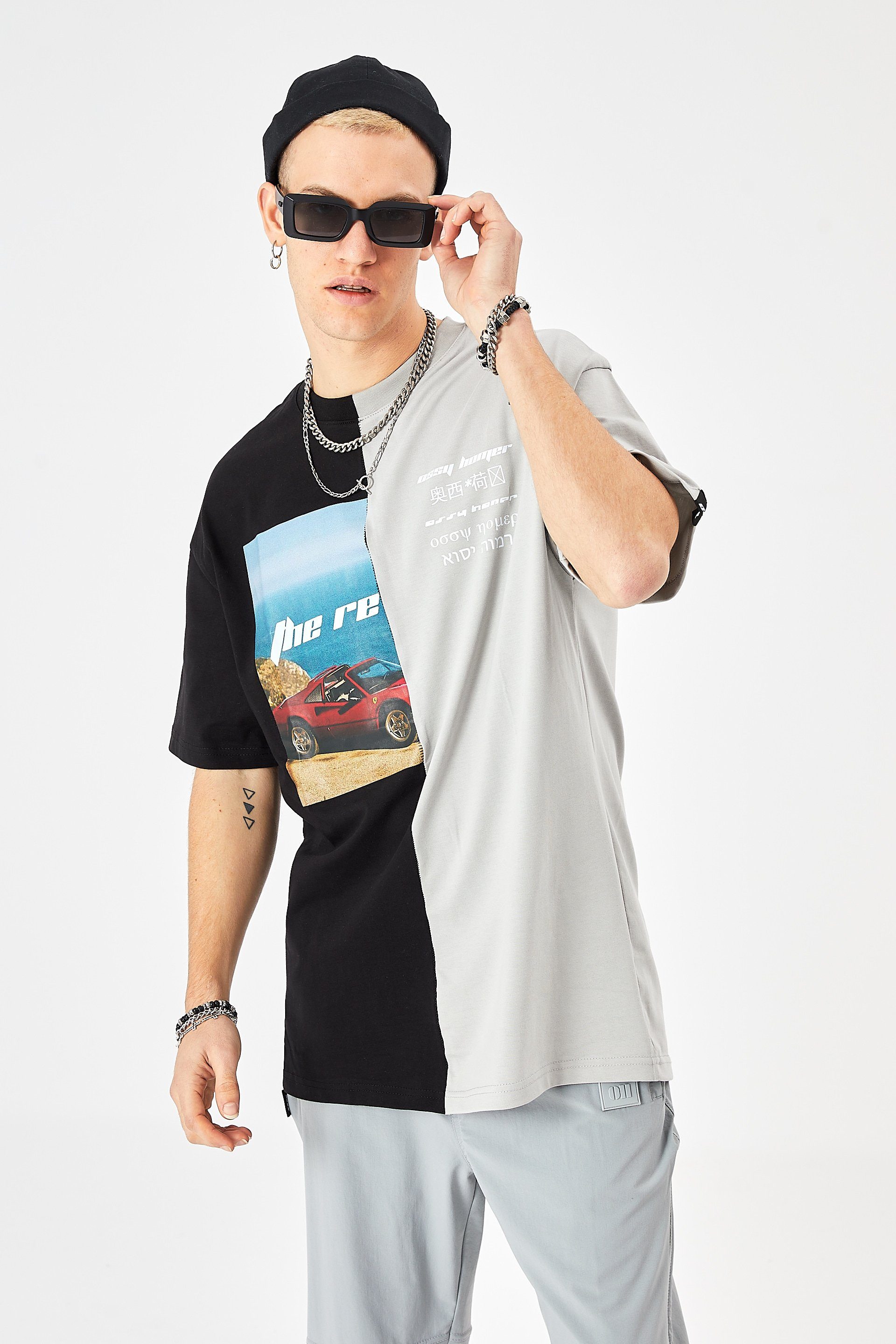 COFI Casuals T-Shirt Herren T-Shirt Oversize günstig online kaufen