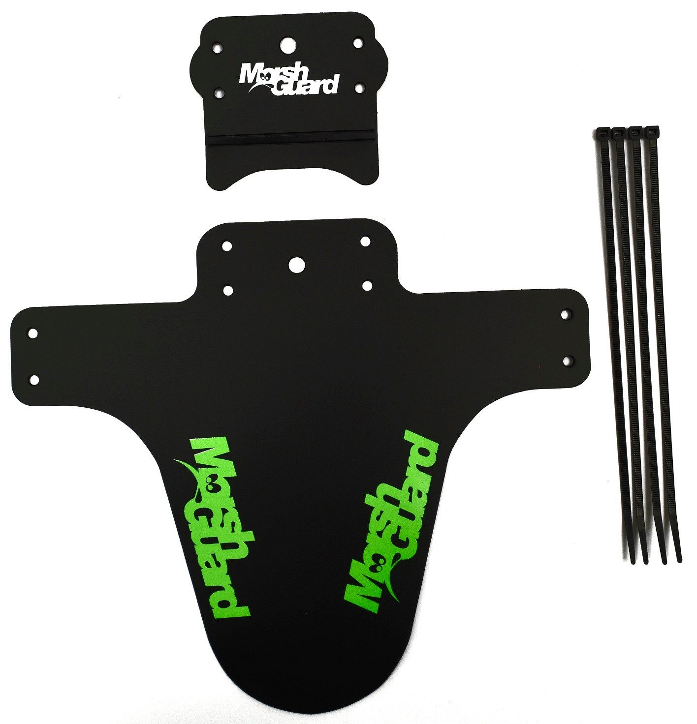 Marsh Guard Schutzblech Marsh Guard Plus Mud Schutzblech Fender Schwarz/Logo GRÜN