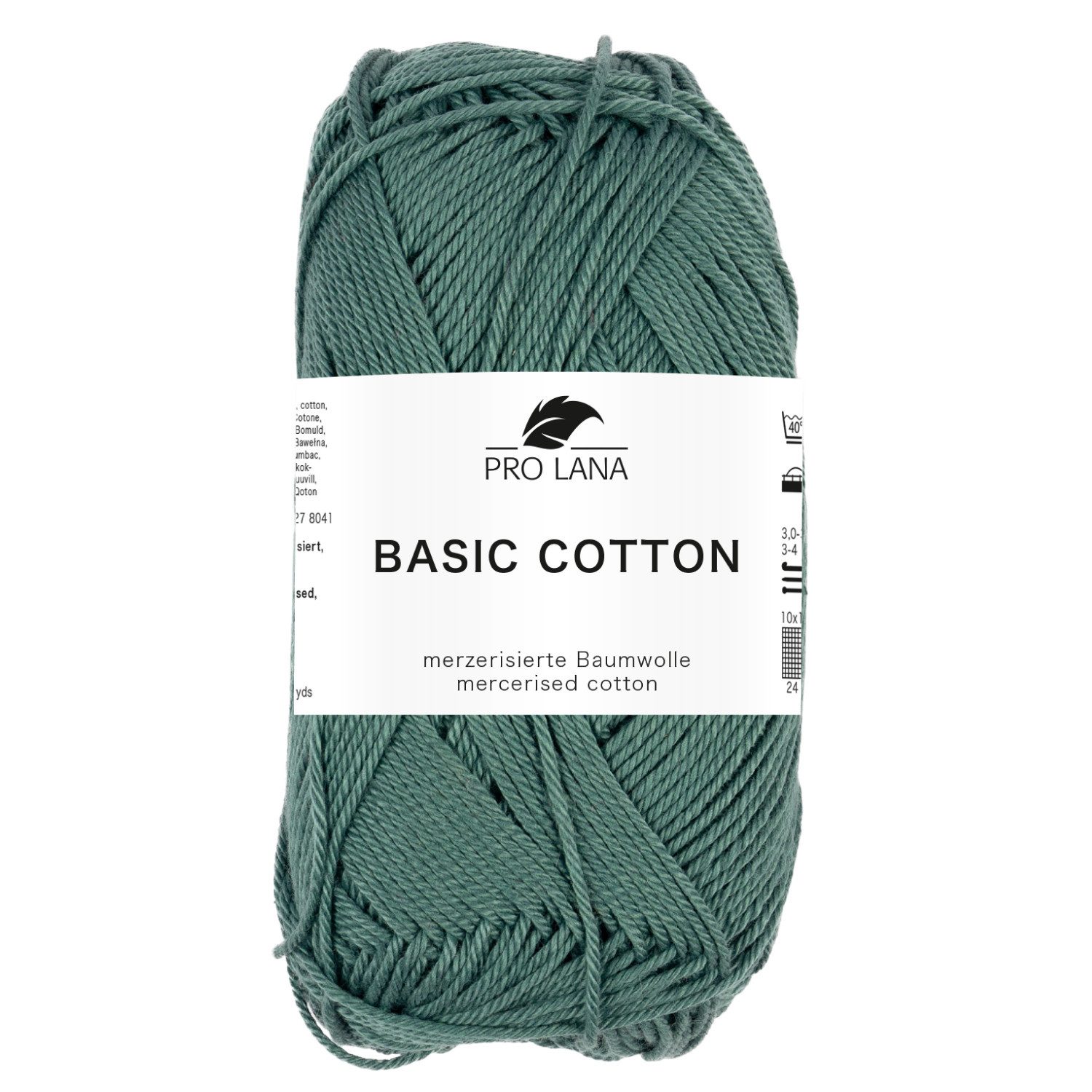 Pro Lana Pro Lana BASIC COTTON Baumwollgarn 50 g Häkelwolle, 125 m (Perfektes Baumwoll-Garn für leichte Pullover, Mützen und Accessoires), 50 g