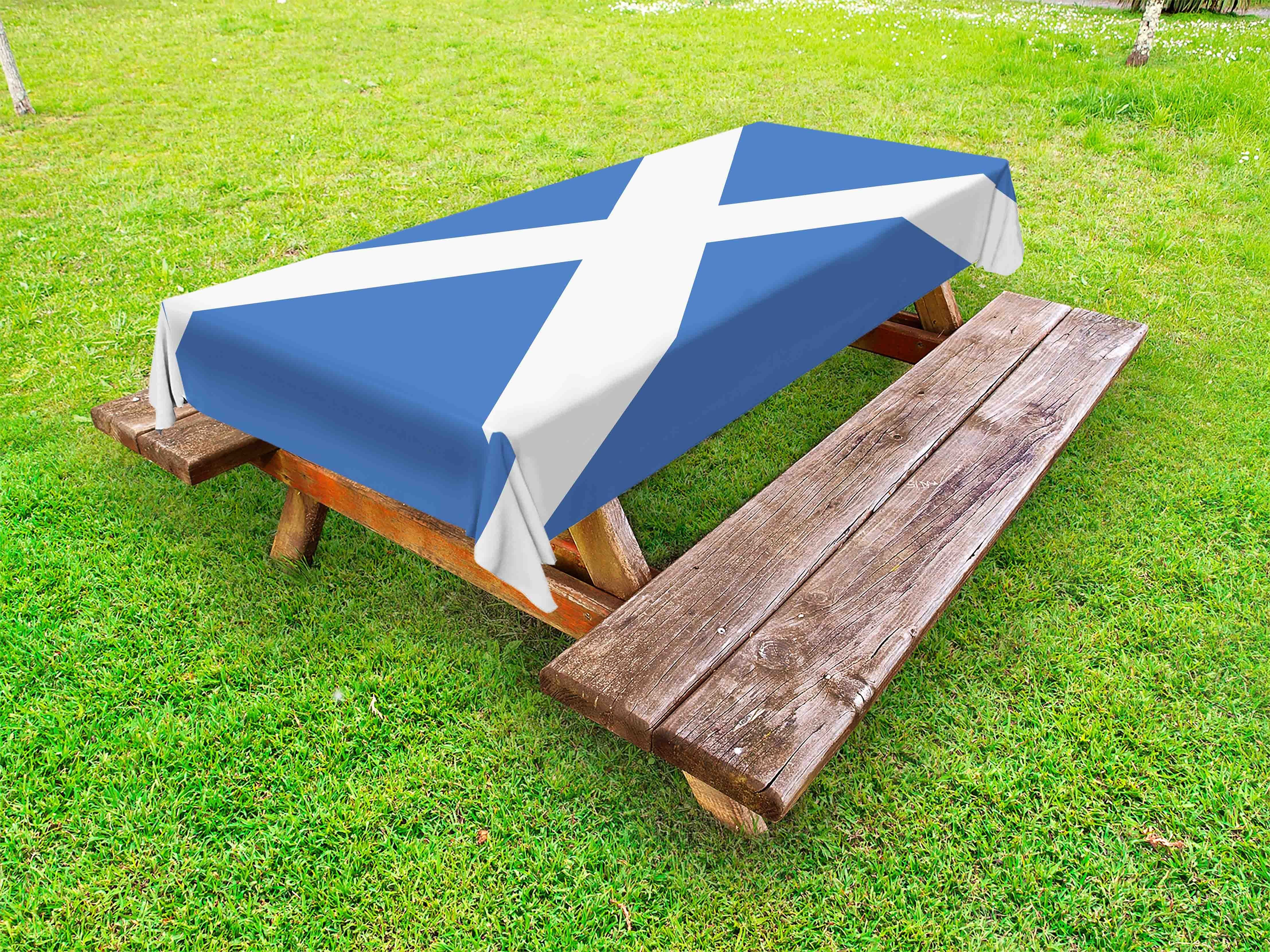 Kunst eine Echt Schottland Nation Abakuhaus waschbare Tischdecke Picknick-Tischdecke, Flag dekorative