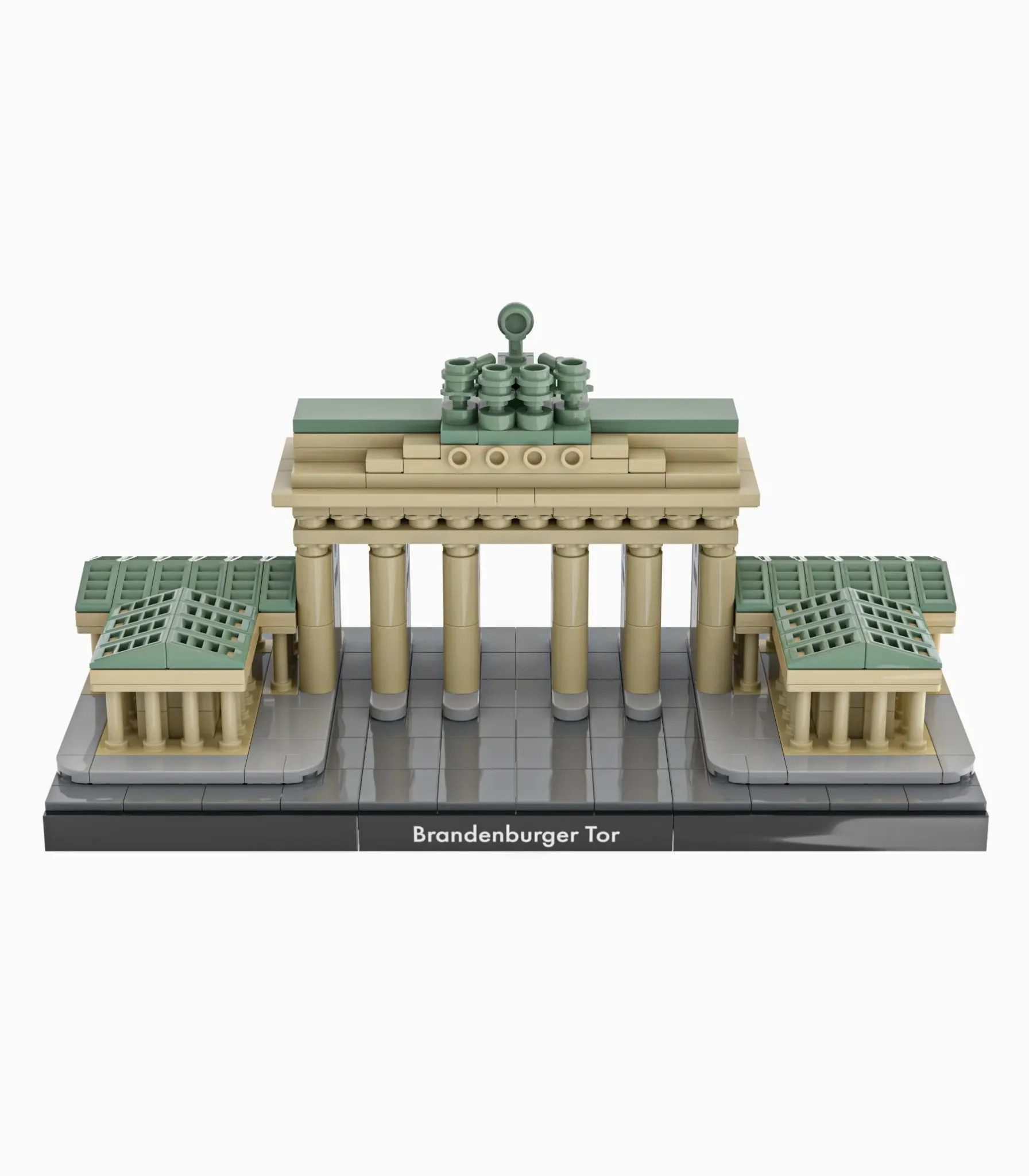BRYX Brandenburger Tor (groß) Konstruktionsspielsteine, (362 St), Architekturmodell mit 362 Teilen