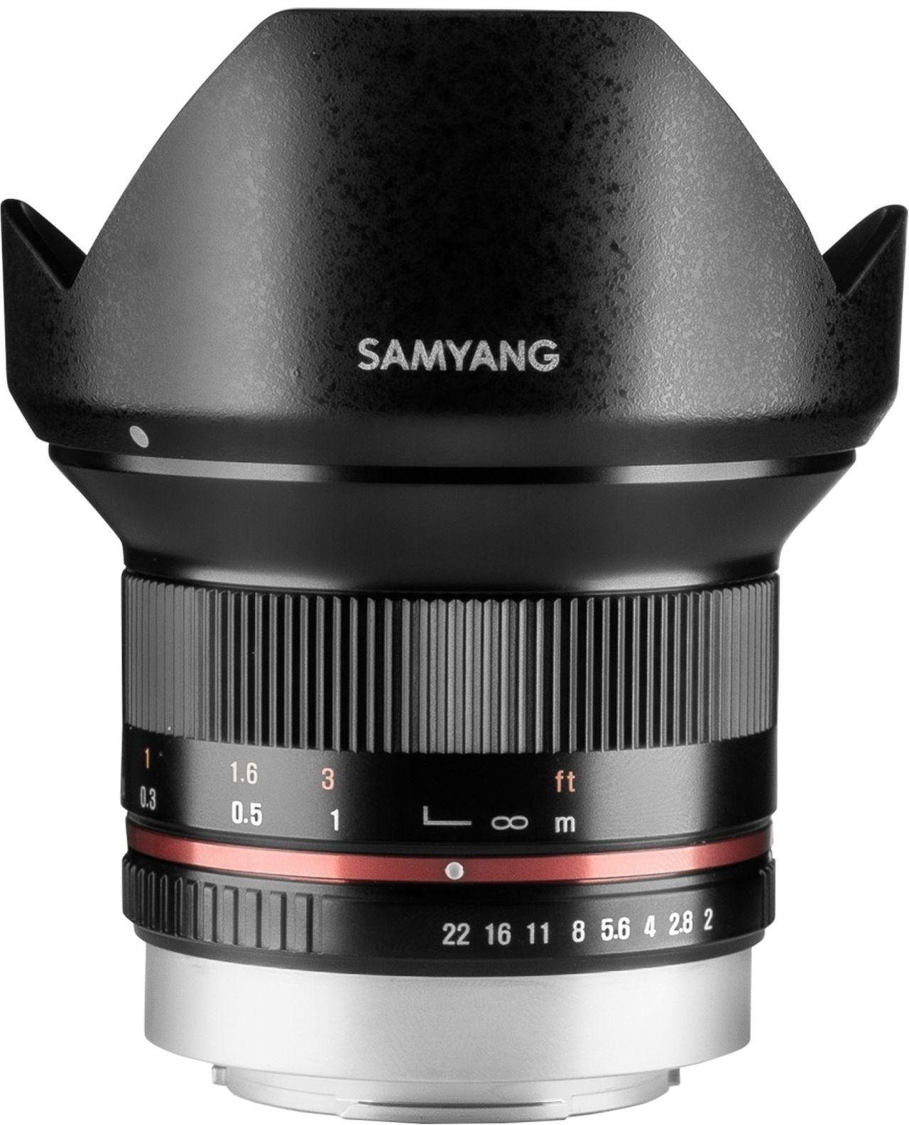 Samyang 12mm 1:2,0 Fujifilm X schwarz Objektiv