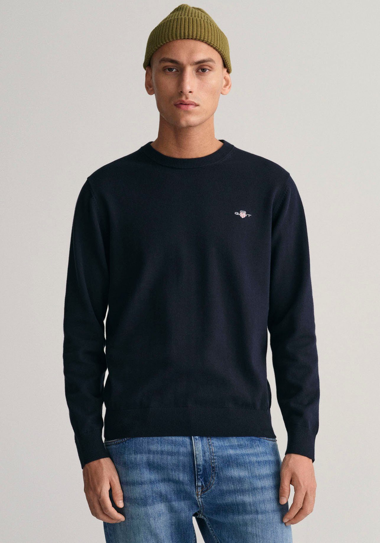 Rundhalspullover CLASSIC COTTON C-NECK
