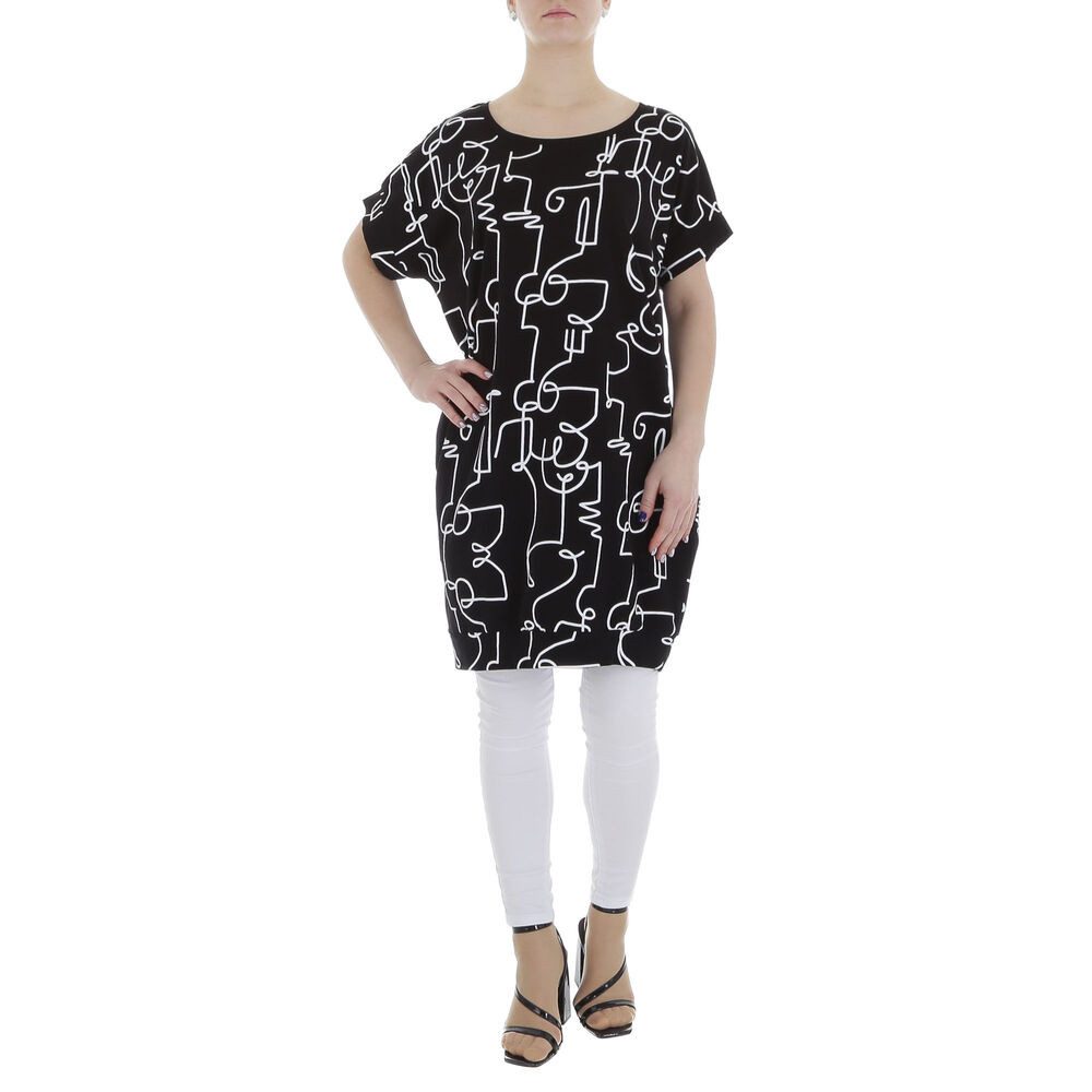 Ital-Design Tunikashirt Damen Freizeit (85987292) Textprint günstig online kaufen