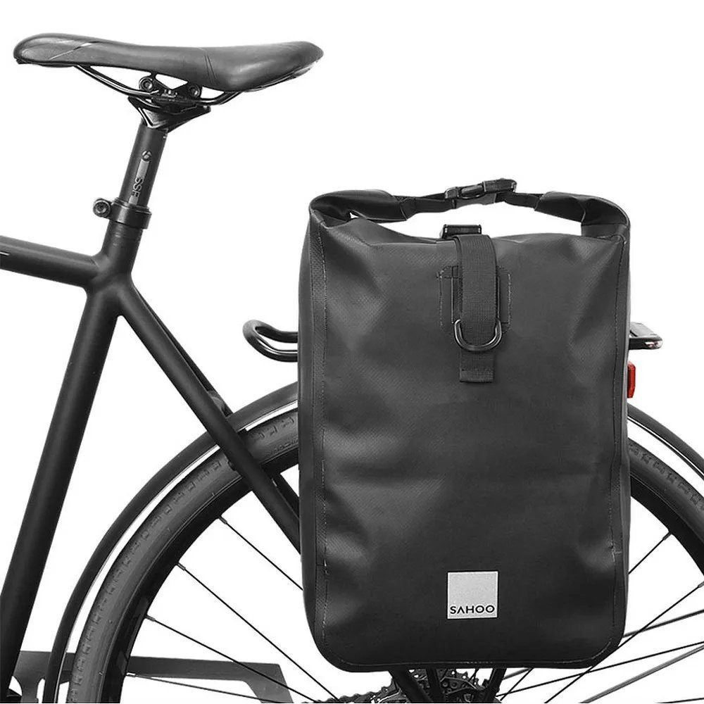 Sahoo Fahrradtasche 10L Fahrrad Fahrrad Kofferraum Tasche Wasserdicht Bike  schwarz