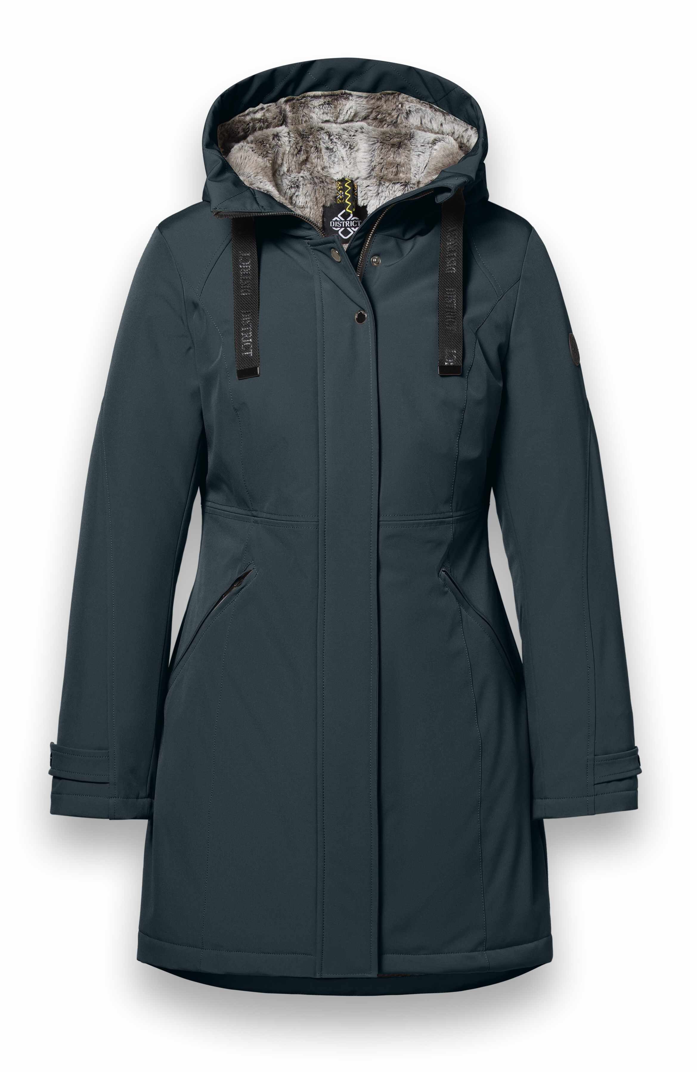 District Wintermantel Parkcity (warm, winddicht, wasserabweisend) dunkelgrü günstig online kaufen