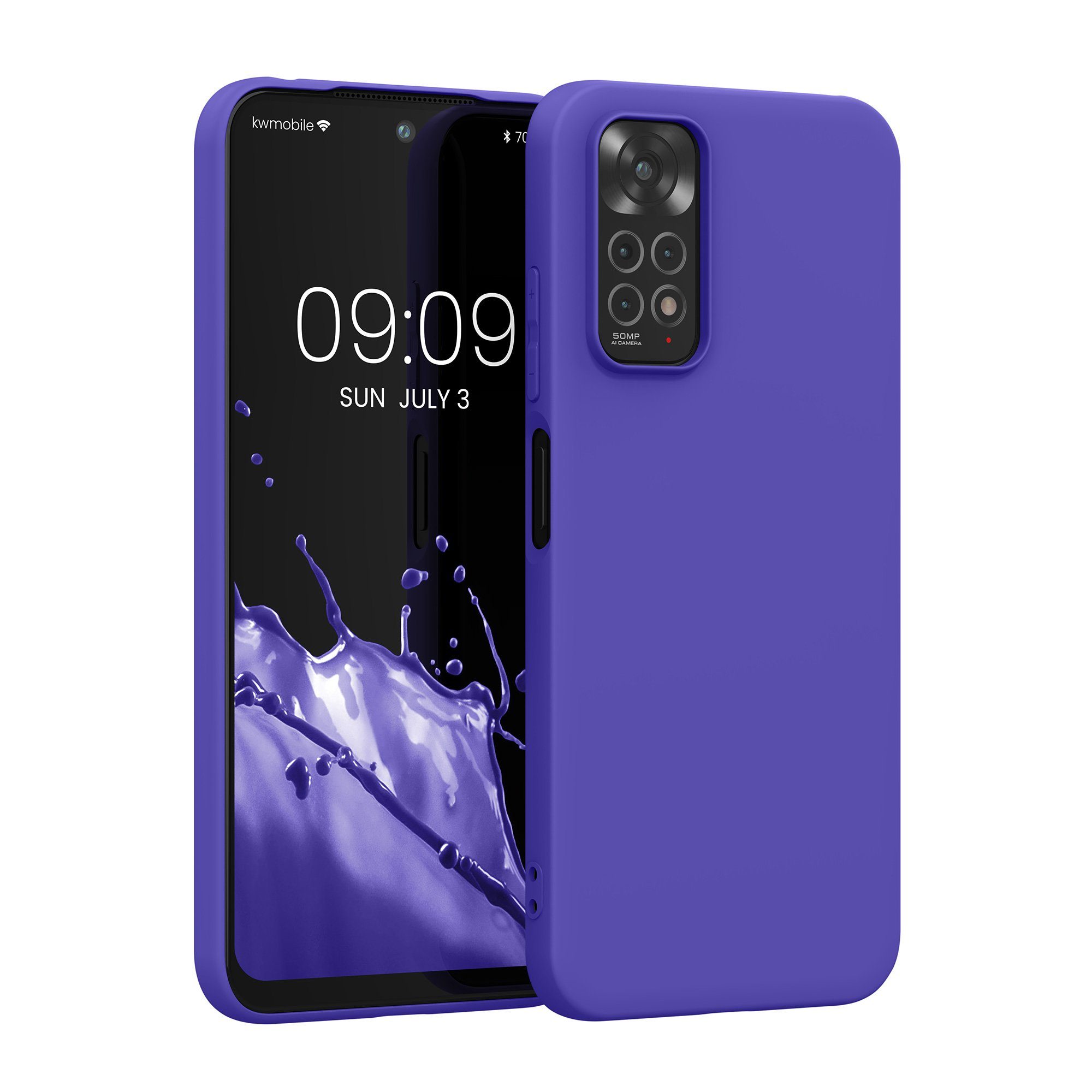 kwmobile Handyhülle Hülle für Xiaomi Redmi Note 11 / Note 11S, Hülle Silikon - Soft Handyhülle - Handy Case Cover