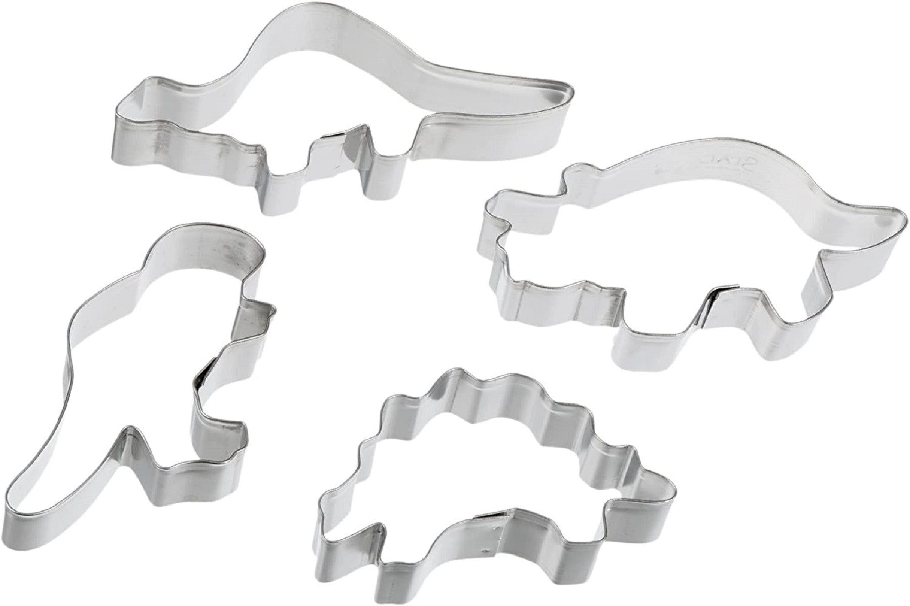 STÄDTER Ausstechform Ausstechformen Set, braun, 7,5-9,5 cm, Weißblech, Ideal für Plätzchen und kreative Backprojekte