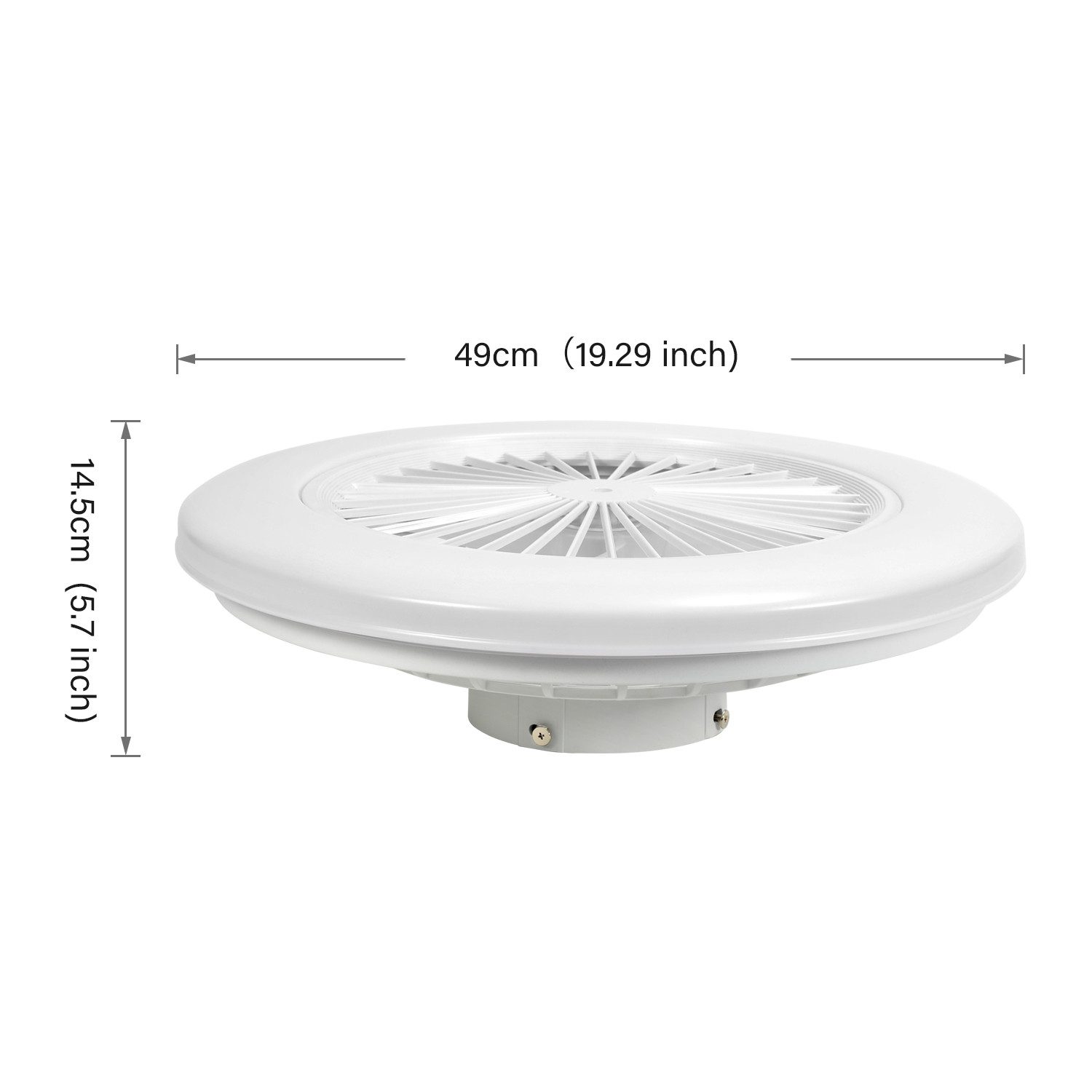 Clanmacy Deckenventilator Deckenventilator RGB mit Beleuchtung und Fernbedi günstig online kaufen