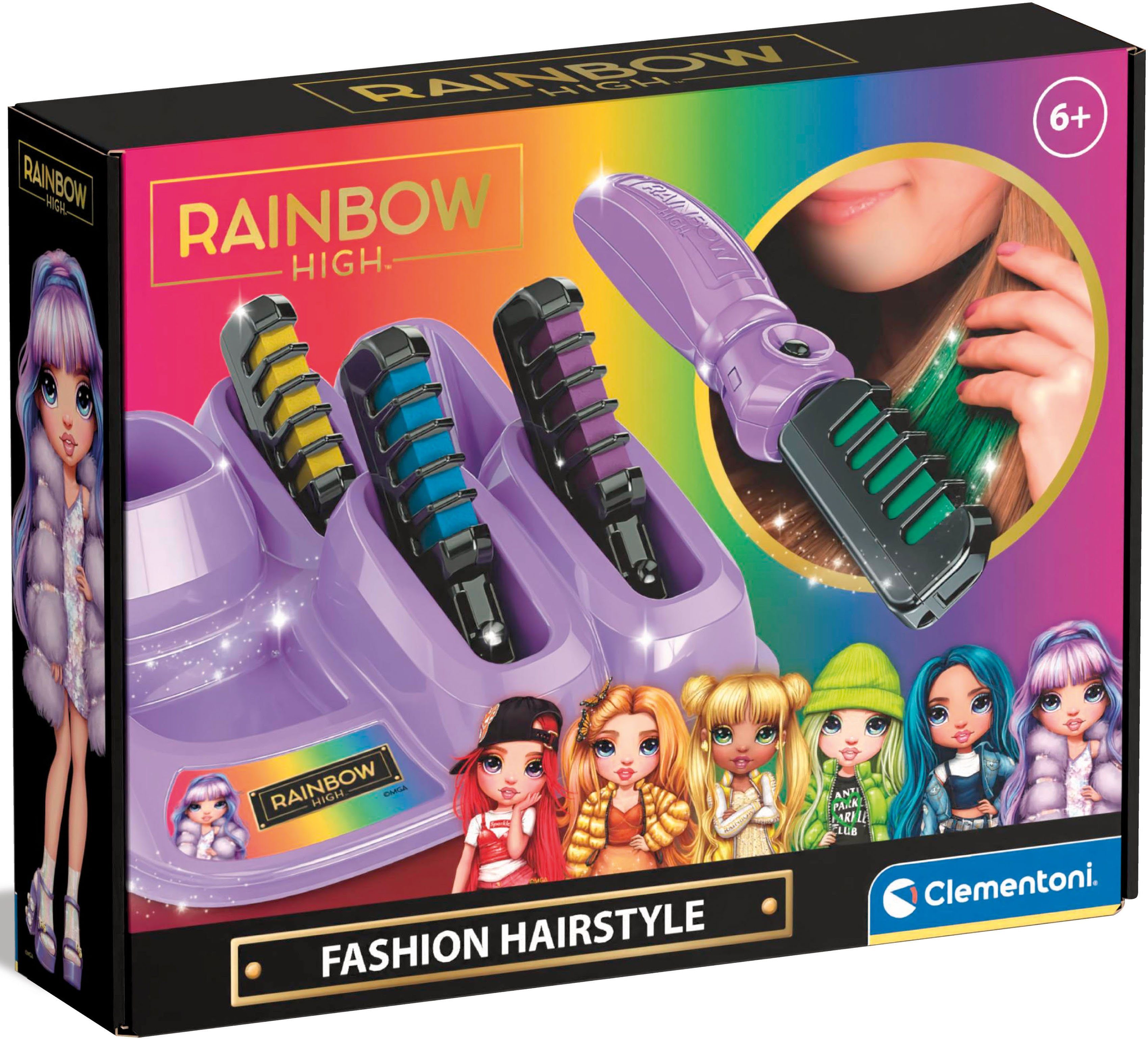 Clementoni® Kreativset Rainbow High, Farb-Hairstyler