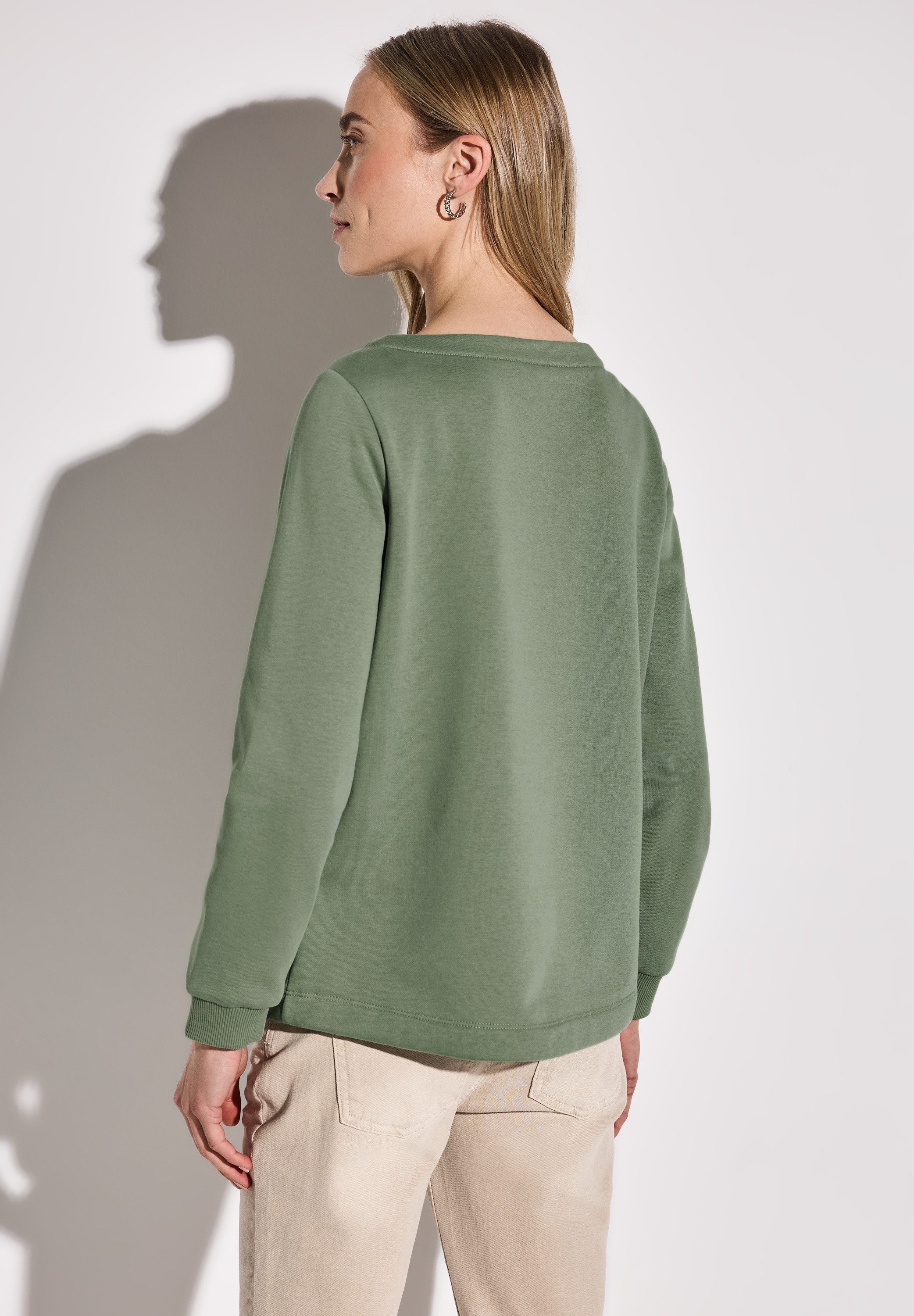 STREET ONE Sweatshirt im soften Baumwoll-Mix günstig online kaufen