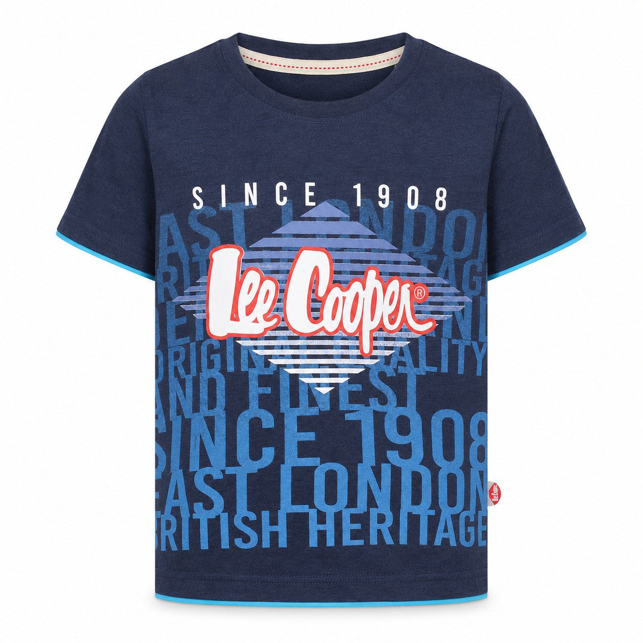 Lee Cooper Print-Shirt Lee Cooper Kinder Jungen T-Shirt Kurzarm Shirt Gr. 104-152