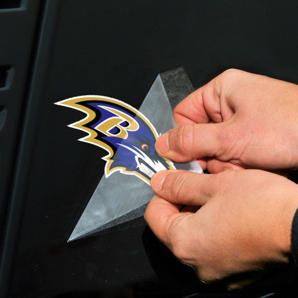Ravens Wanddekoobjekt NFL 10x10cm Baltimore Aufkleber WinCraft
