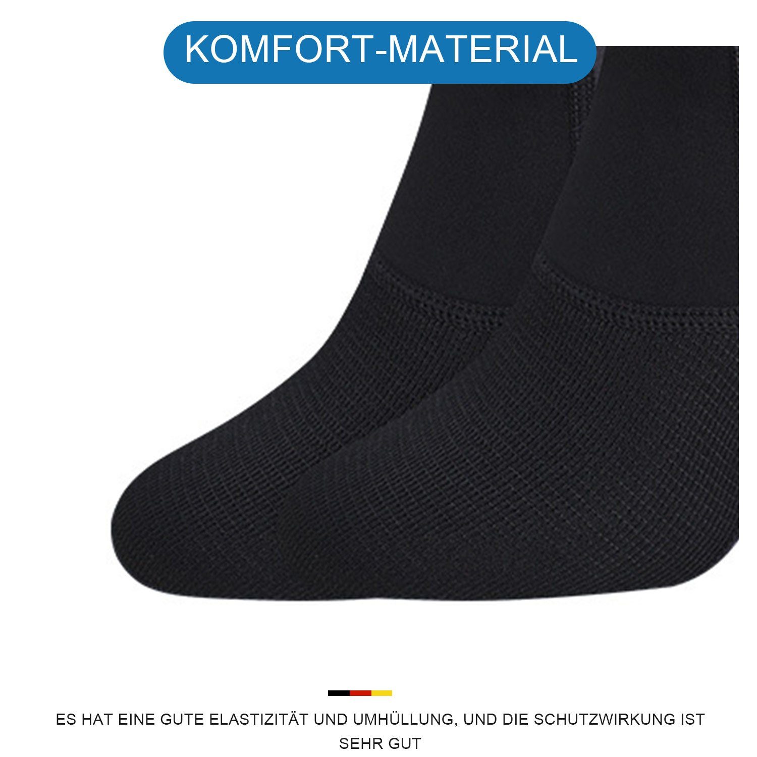 Damen Neoprensocken für 1,5 Herren mm Warm Halten Verdickte MAGICSHE Grau rutschfeste und