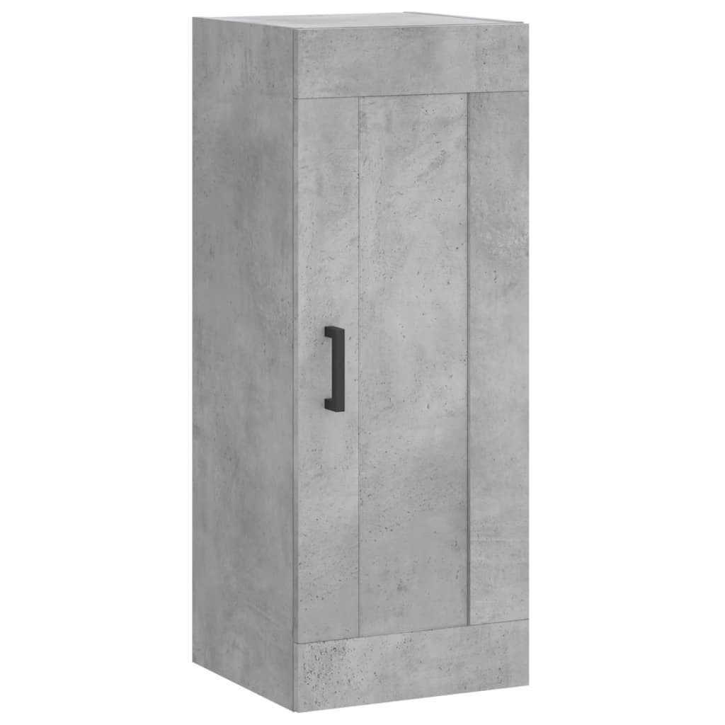 vidaXL Hängeschrank Wandschrank Betongrau 34,5x34x90 cm günstig online kaufen