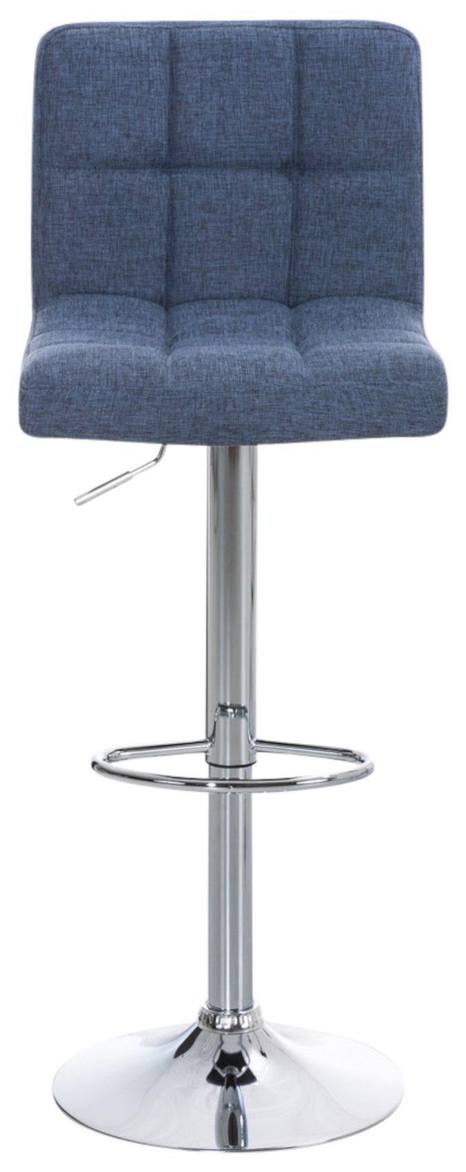 CLP Barhocker Peru Stoff (2er Set, 2 St., 2er), dreh-&höhenverstellbar, Metall