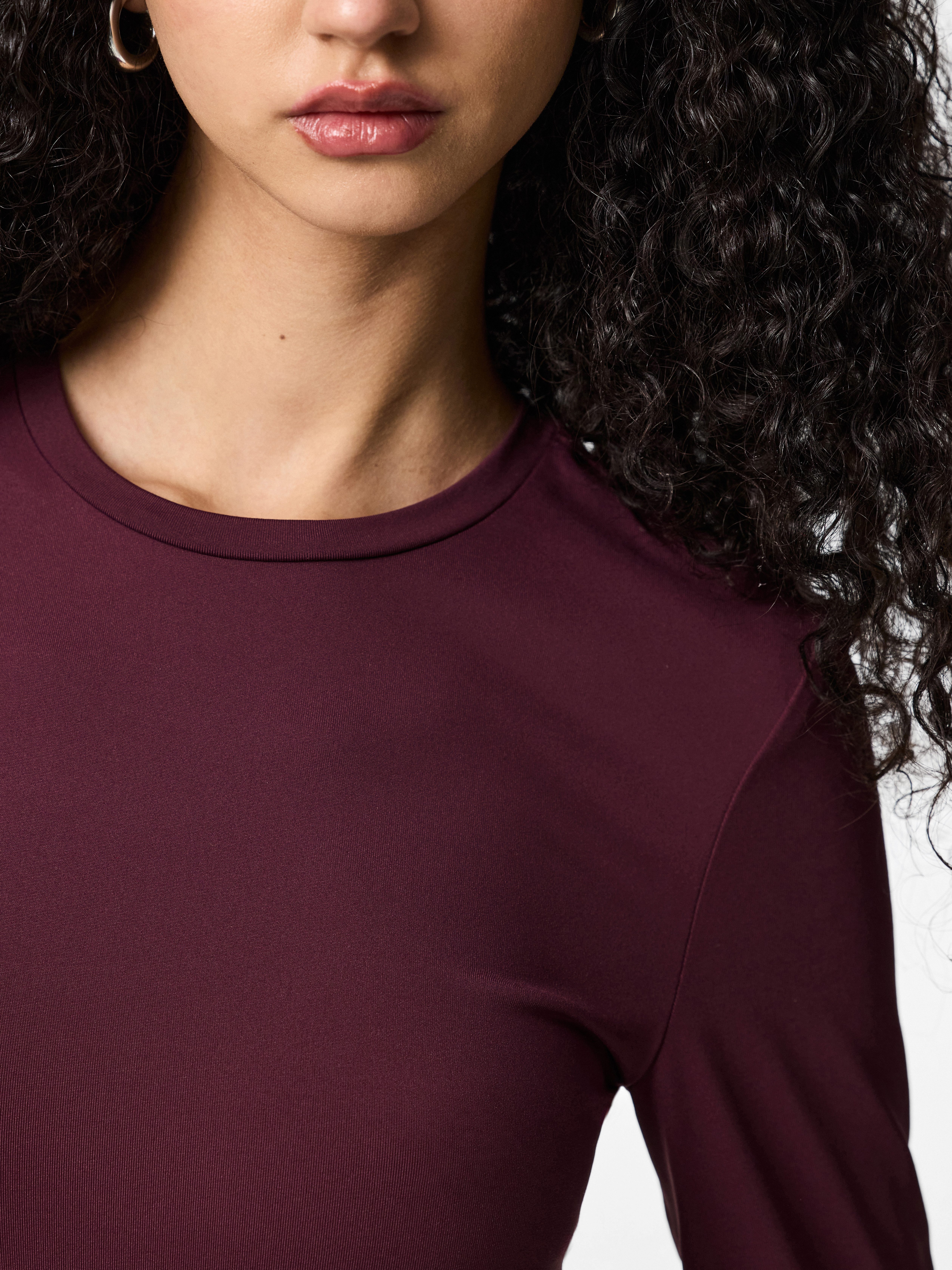 pieces Langarmshirt PCLULA LS TOP JRS NOOS