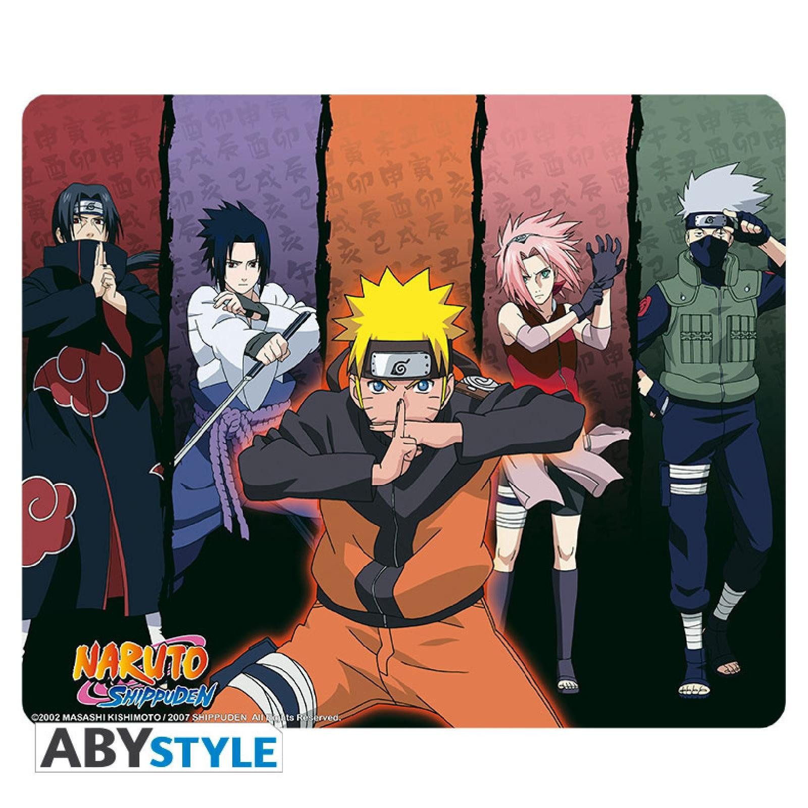 Merchandise-Figur NARUTO SHIPPUDEN - Flexible mousepad - Group