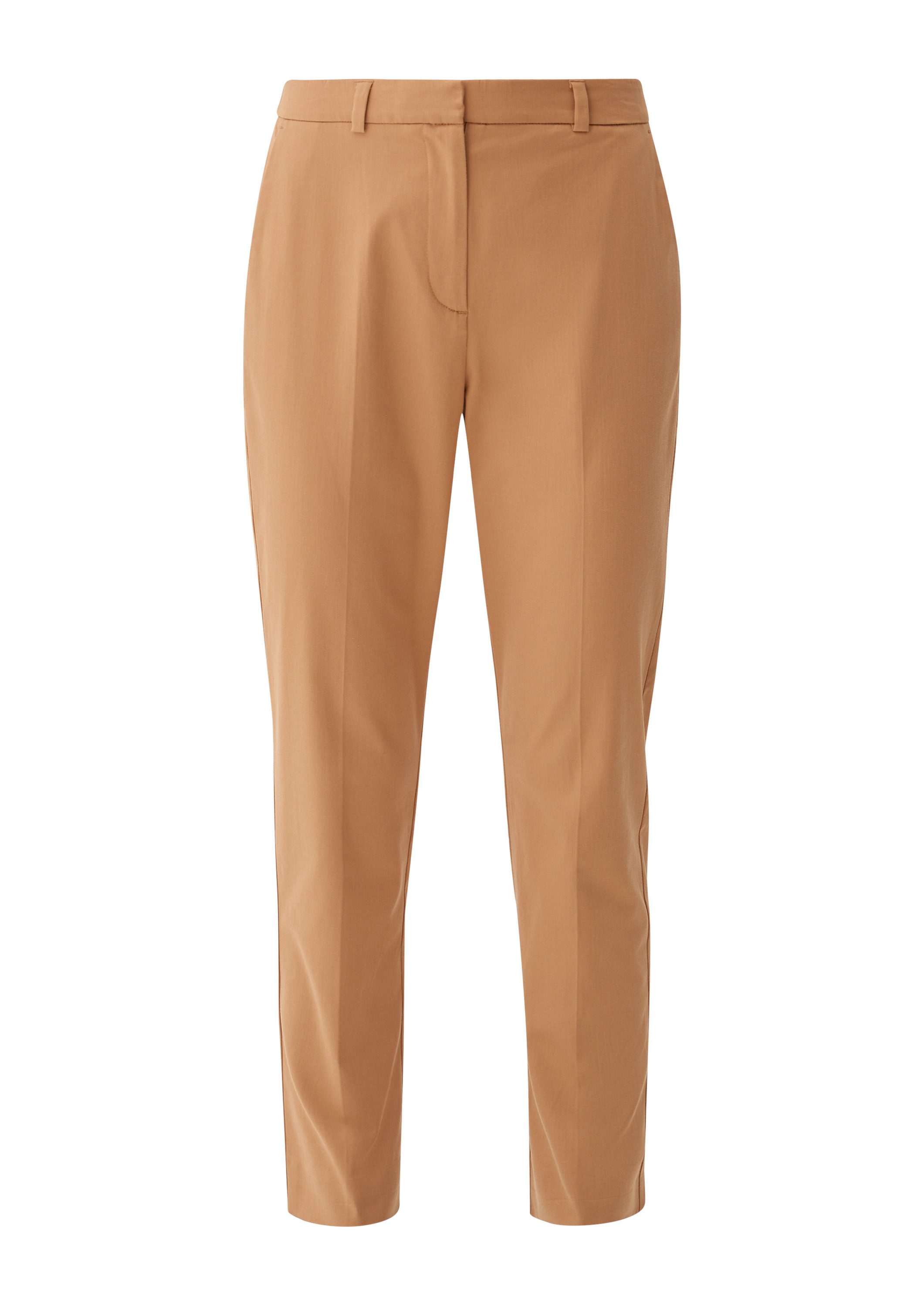 s.Oliver 7/8-Hose Hose Slim: Chinohose mit Bundfalte