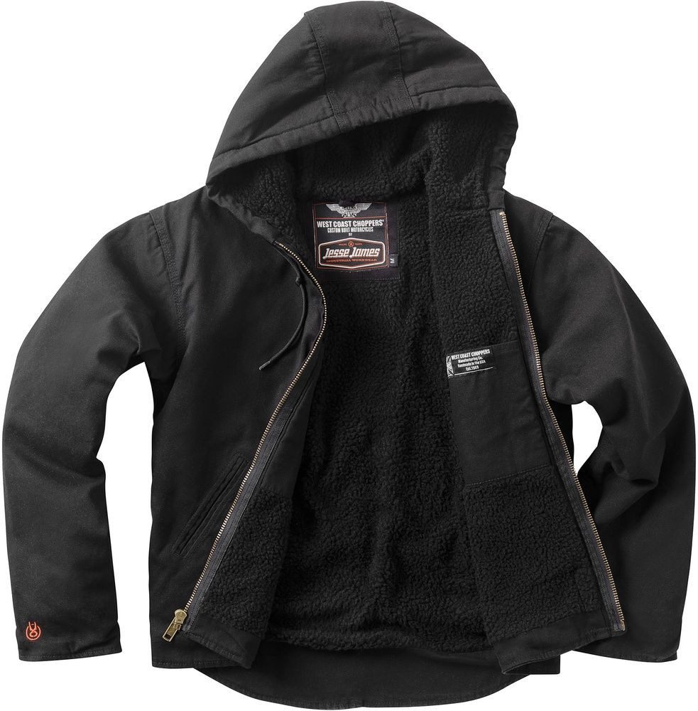 West Coast Choppers Kurzjacke Sherpa Lined Canvas Work Jacket günstig online kaufen