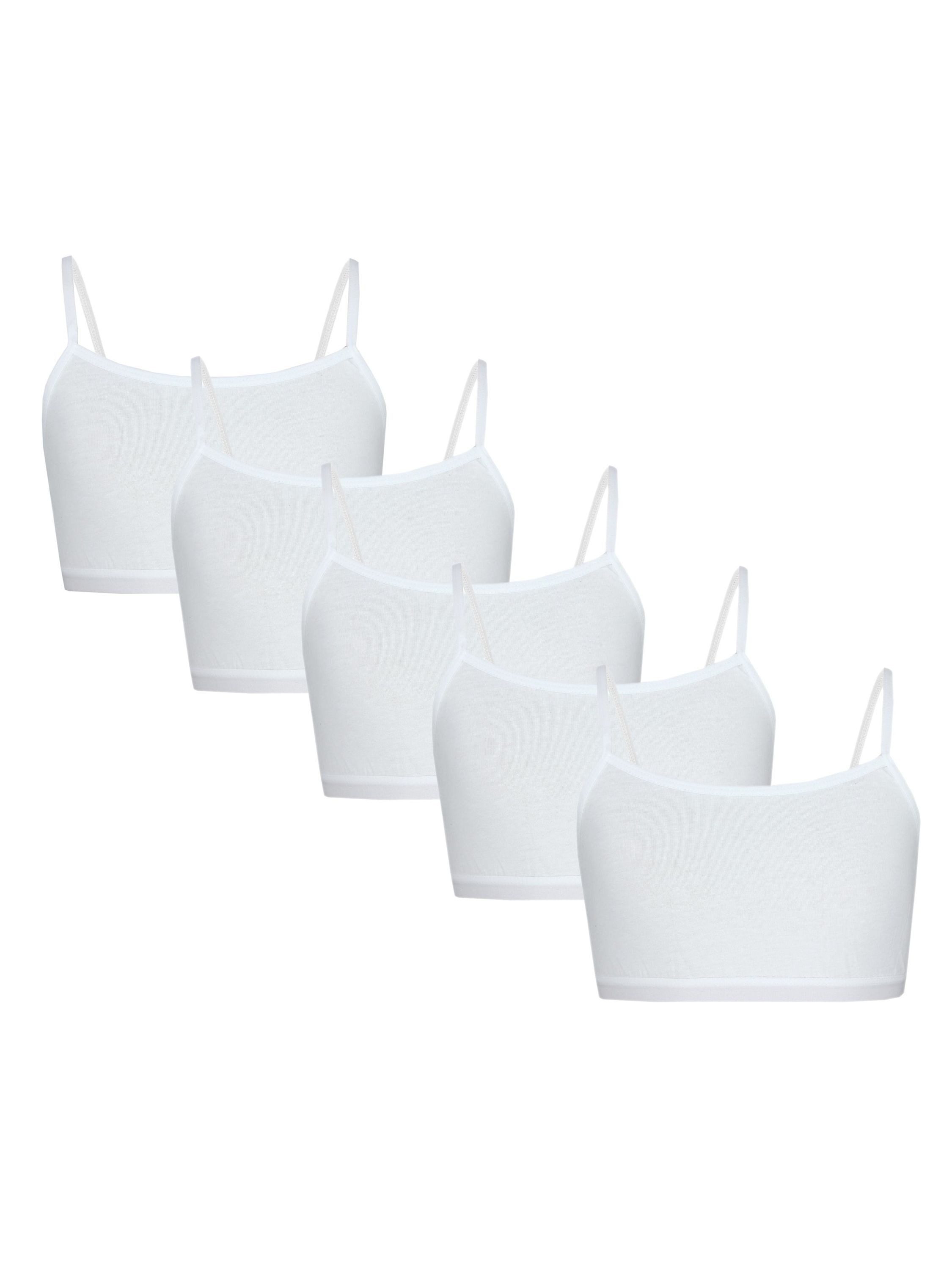 TupTam Bustier TupTam Mädchen Bustier mit Spaghettiträger 5er Pack