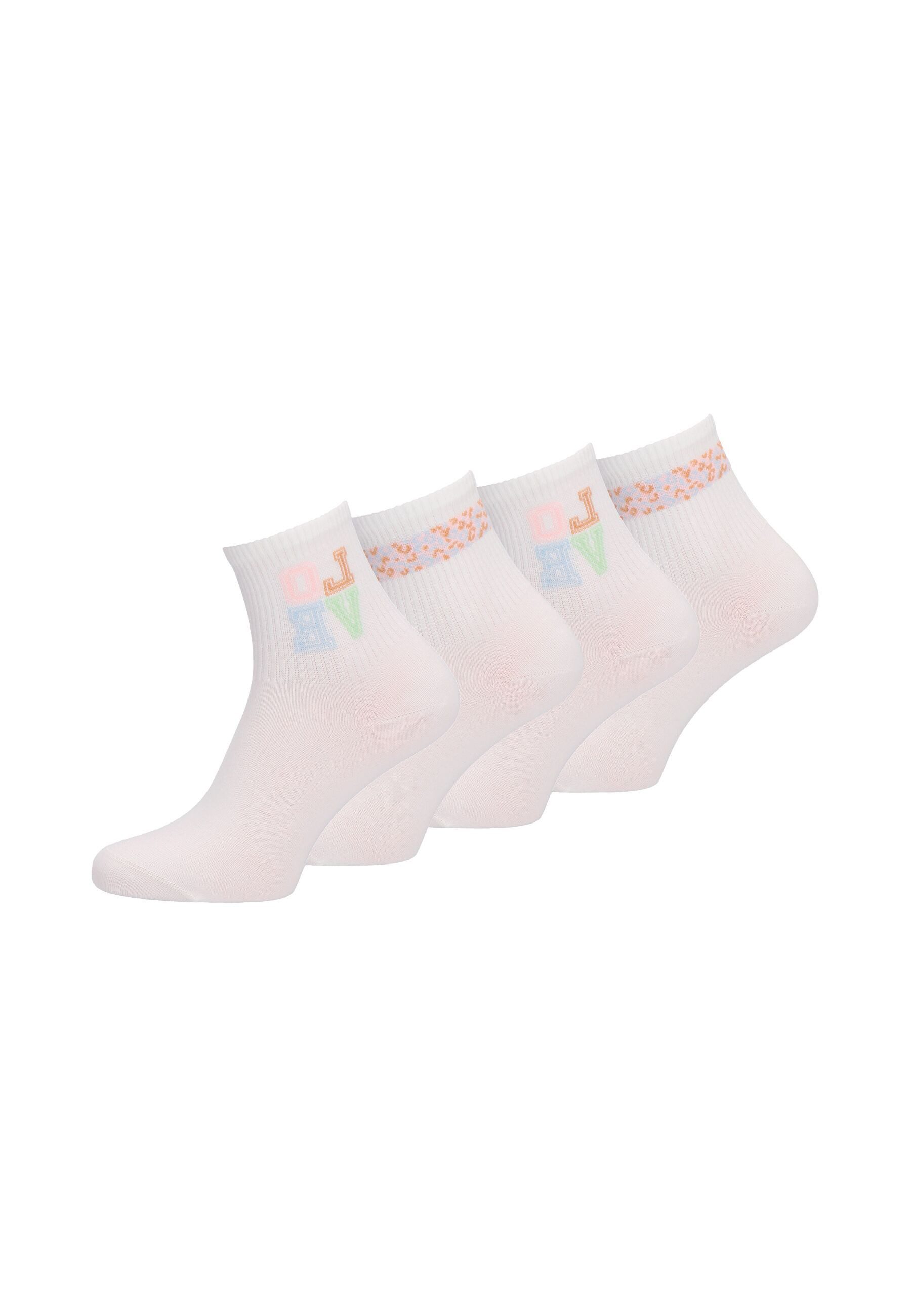Tamaris Kurzsocken 4er Pack 4er Pack Gekämmte Baumwolle für weiches Tragegefühl