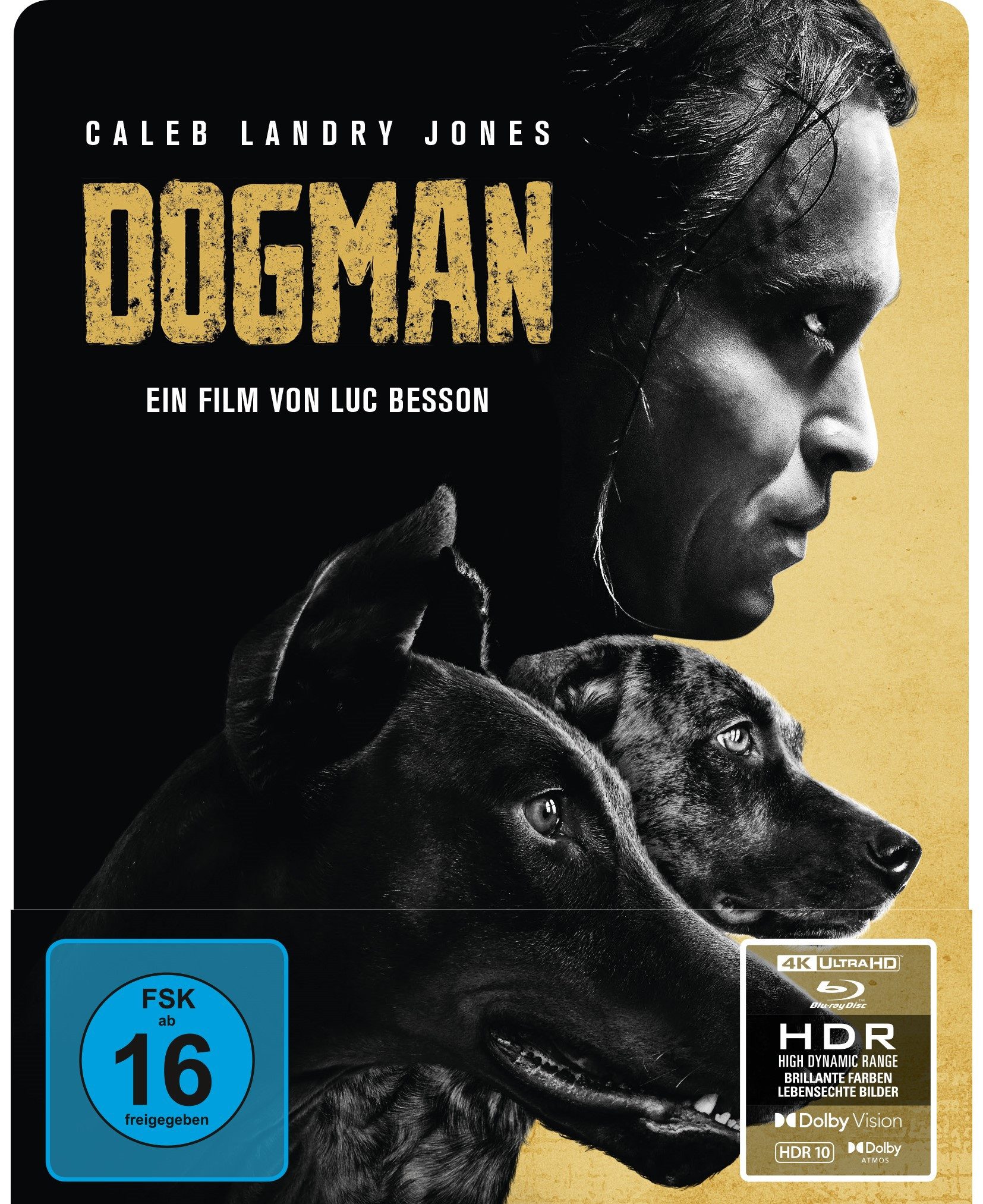 Capelight Pictures Blu-ray 4K Ultra HD DogMan - 2-Disc Limited SteelBook (UHD-Blu-ray + Blu-ray), (1-St)