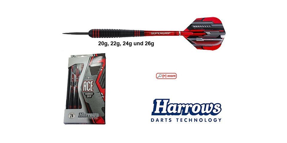 Dartpfeil HARROWS ACE STEEL 24g