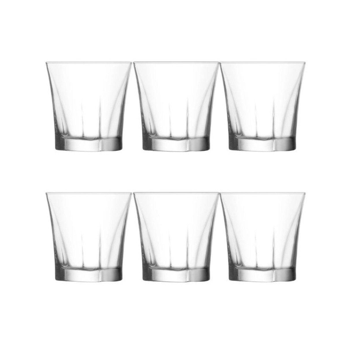 Gläser-Set Truva Trinkgläser 6er Set - 280 ml, zeitloses & elegantes Design
