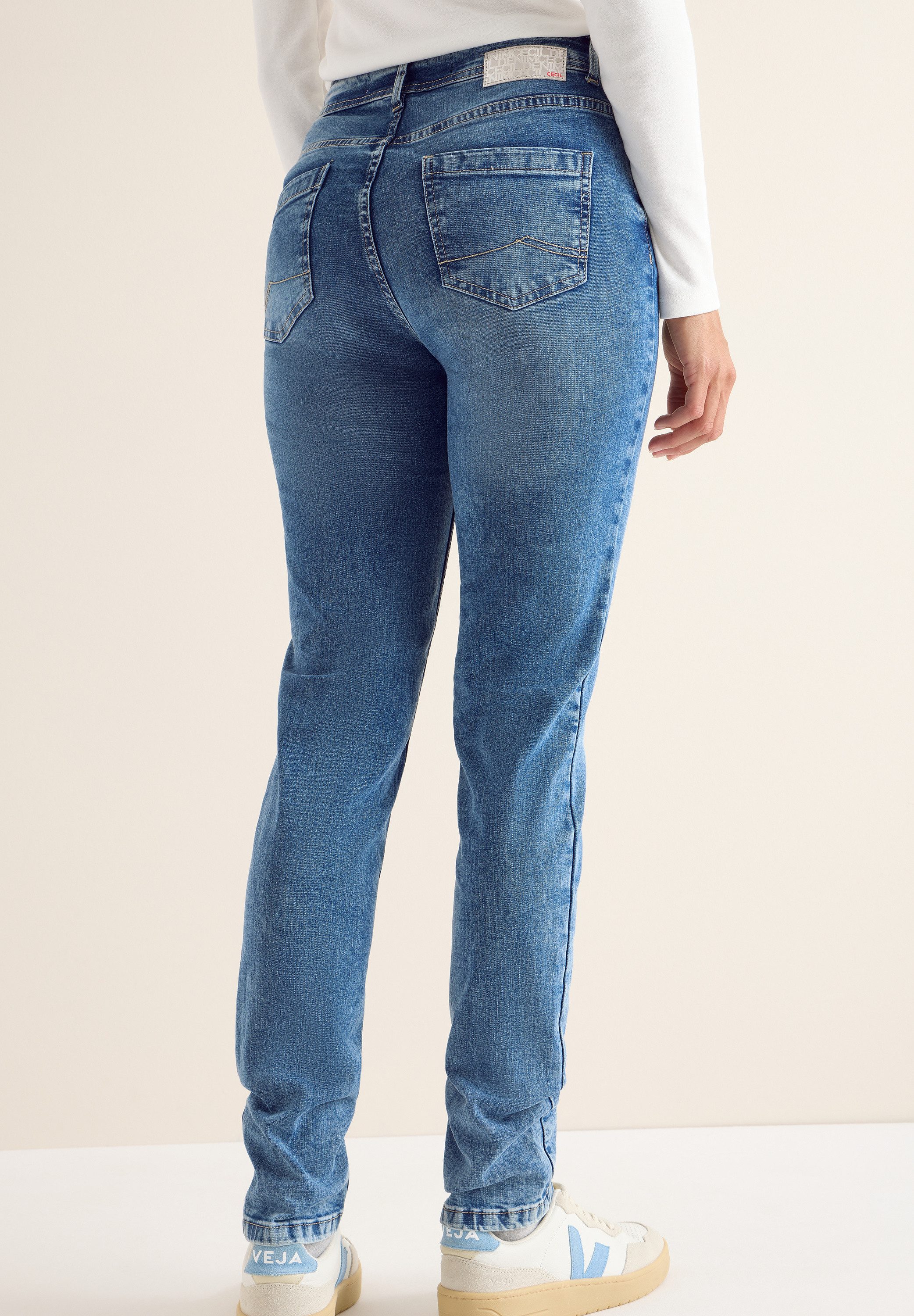 CECIL Slim-fit-Jeans Style Toronto High Waist, im 5-Pocket-Stil günstig online kaufen