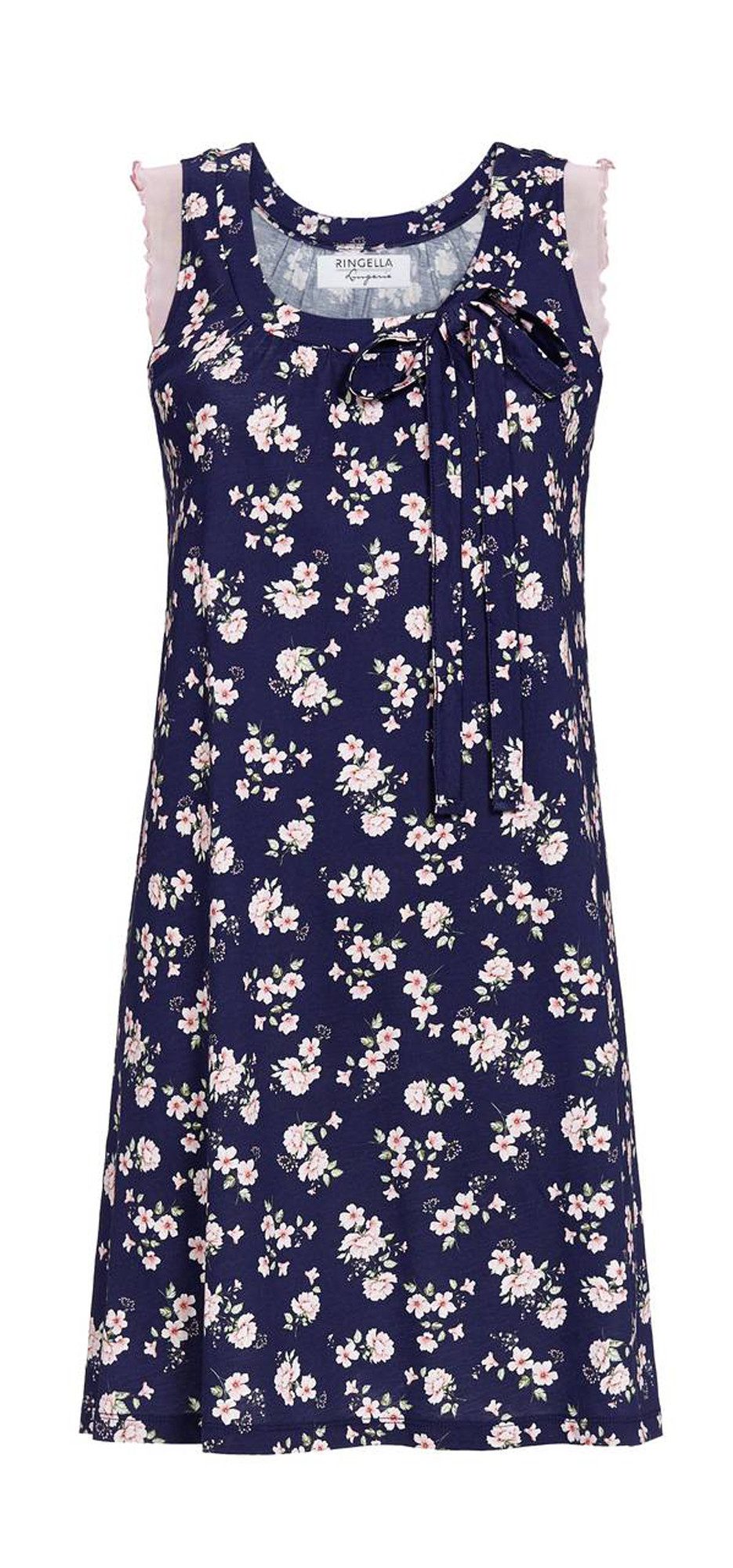 Ringella Nachthemd Ringella Damen Nachthemd 2261002 Night ohne Arm (1-tlg) Sommerliches Damen Nachthemd