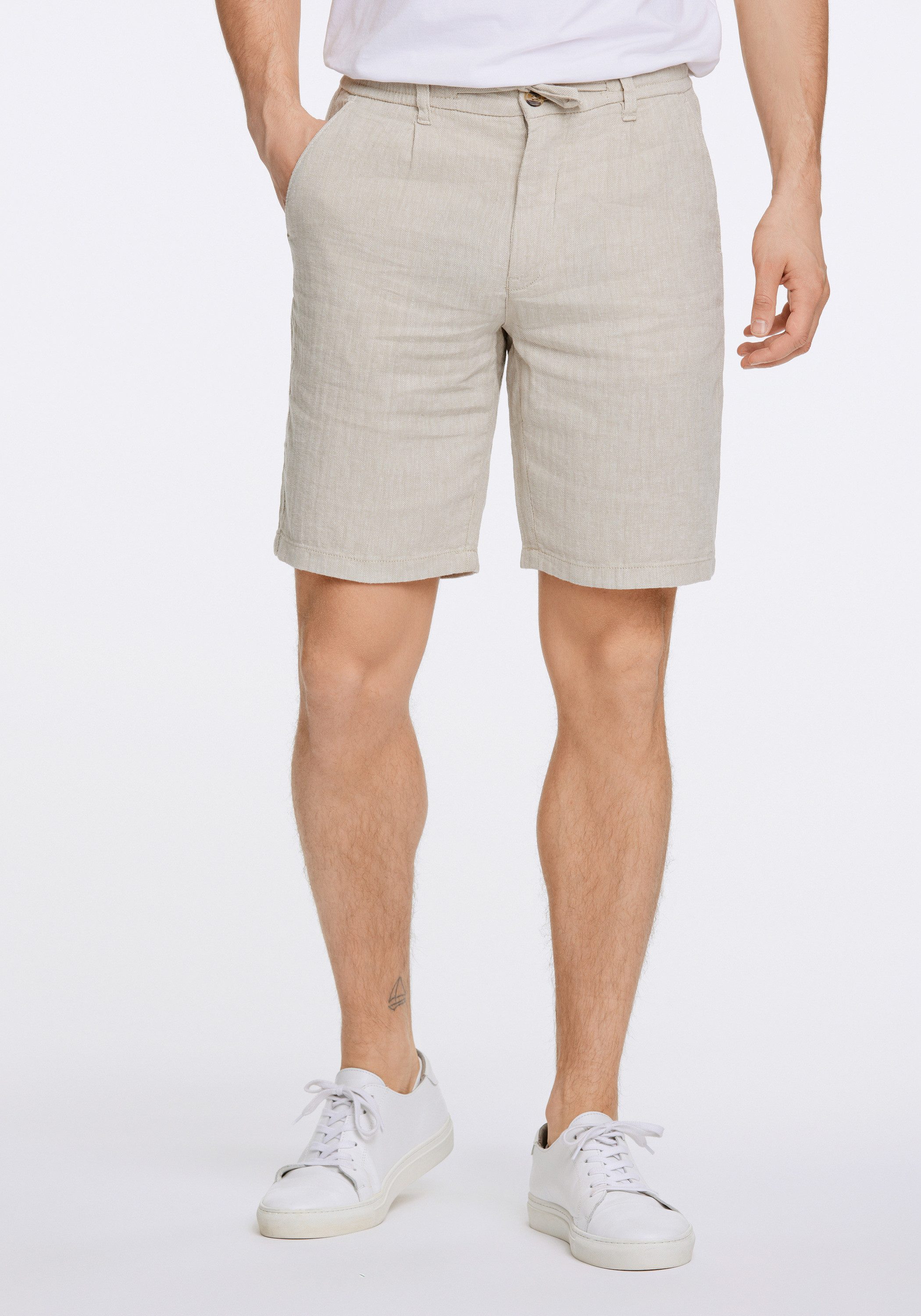 LINDBERGH Shorts Leinenshorts Relaxed Fit günstig online kaufen